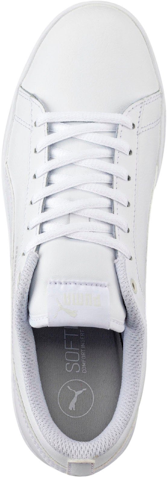 L Sneaker PUMA White V2 White-Puma WNS Puma SMASH