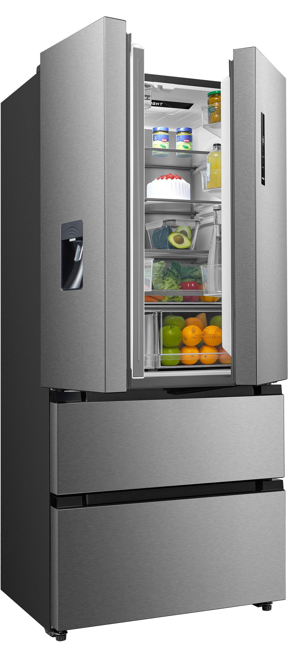 Hanseatic French Door HFD18983DWDI, 189,8 cm hoch, 83,3 cm breit