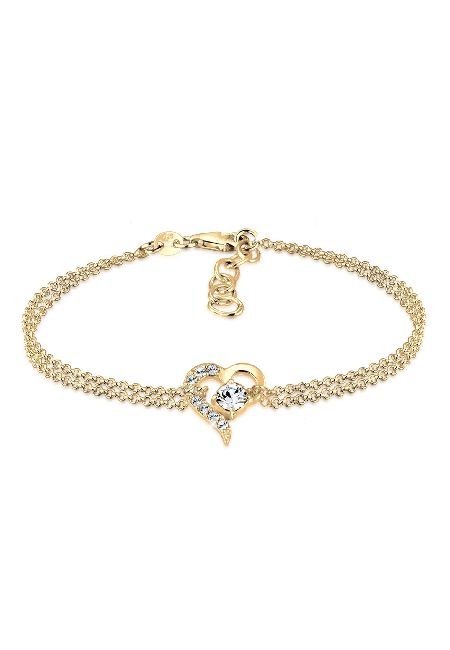 Elli Armband Herz Liebe Kristalle 925 günstig online kaufen