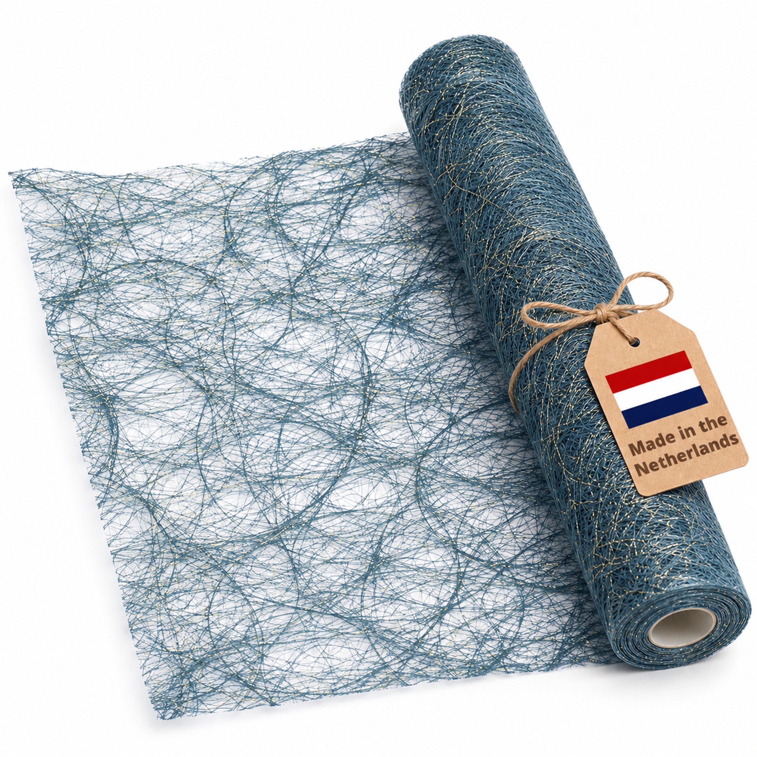 DecoHomeTextil Heimtextilmanufaktur Tischläufer Deco Netz Tischband Dekoration Dekor Breite 30cm Farbe+Länge wählbar