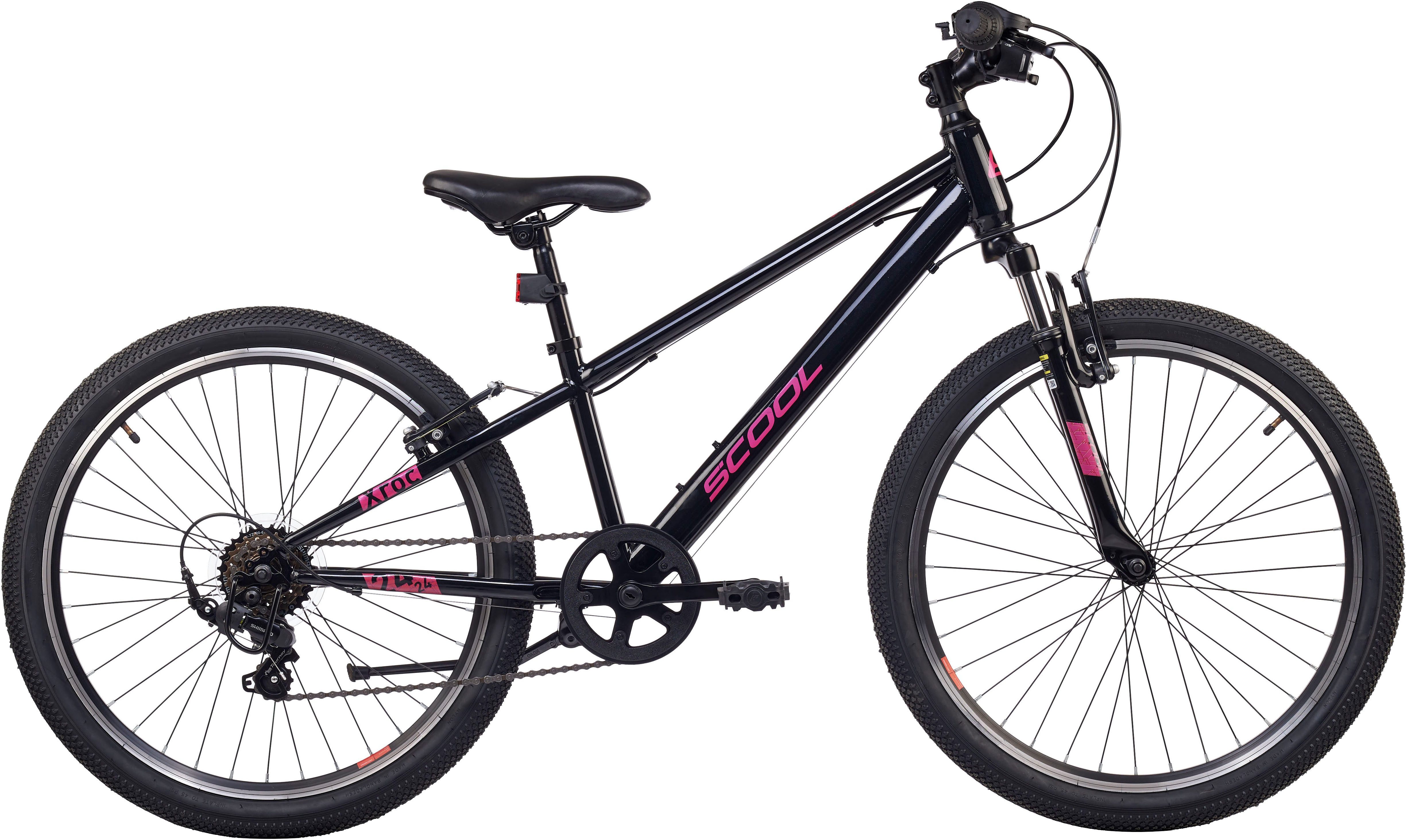 S’COOL Jugendfahrrad S'COOL Xroc 24-K6 Oxid/Pink, 6 Gang Shimano, Kettenschaltung