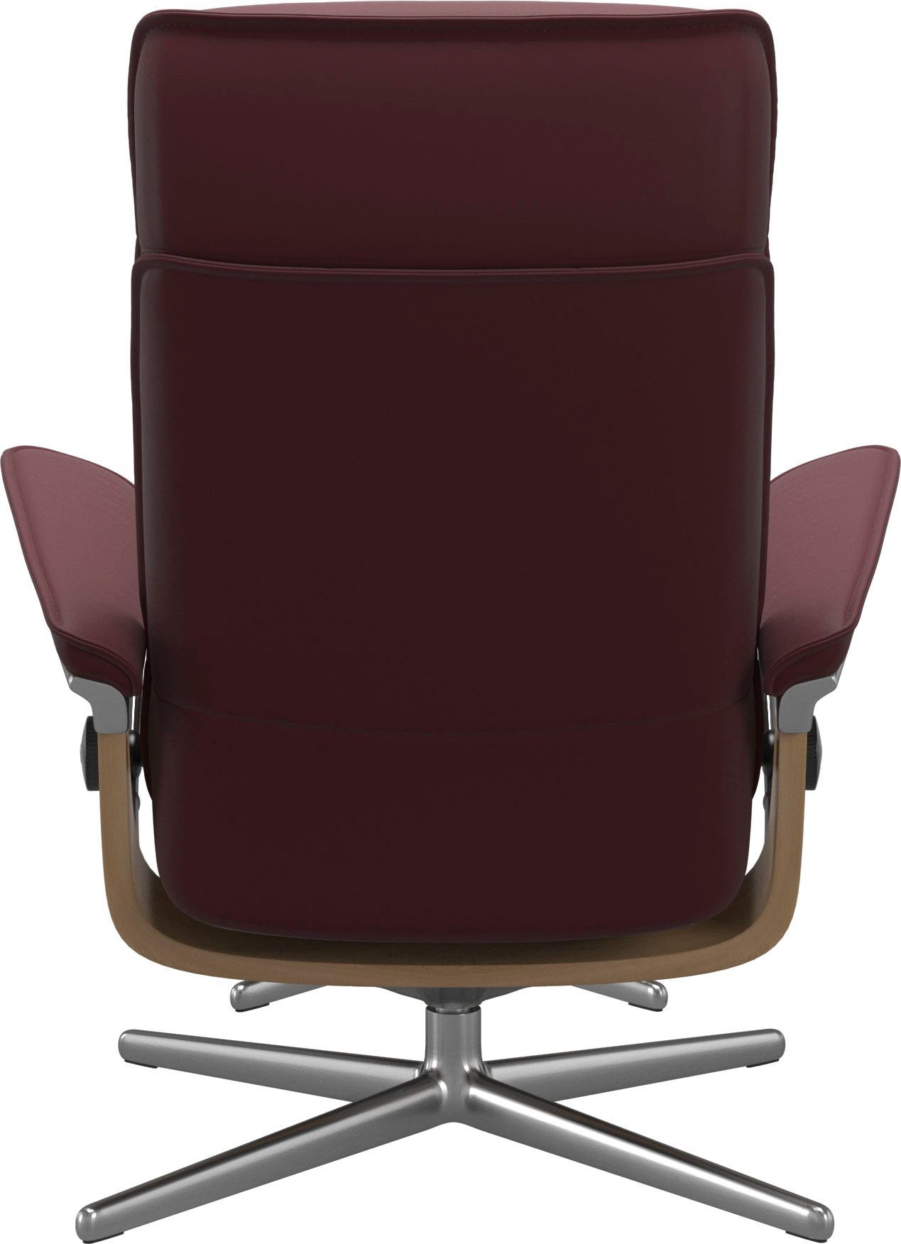 Stressless® Relaxsessel Admiral, mit Cross Base, Größe M & L, Holzakzent Eiche