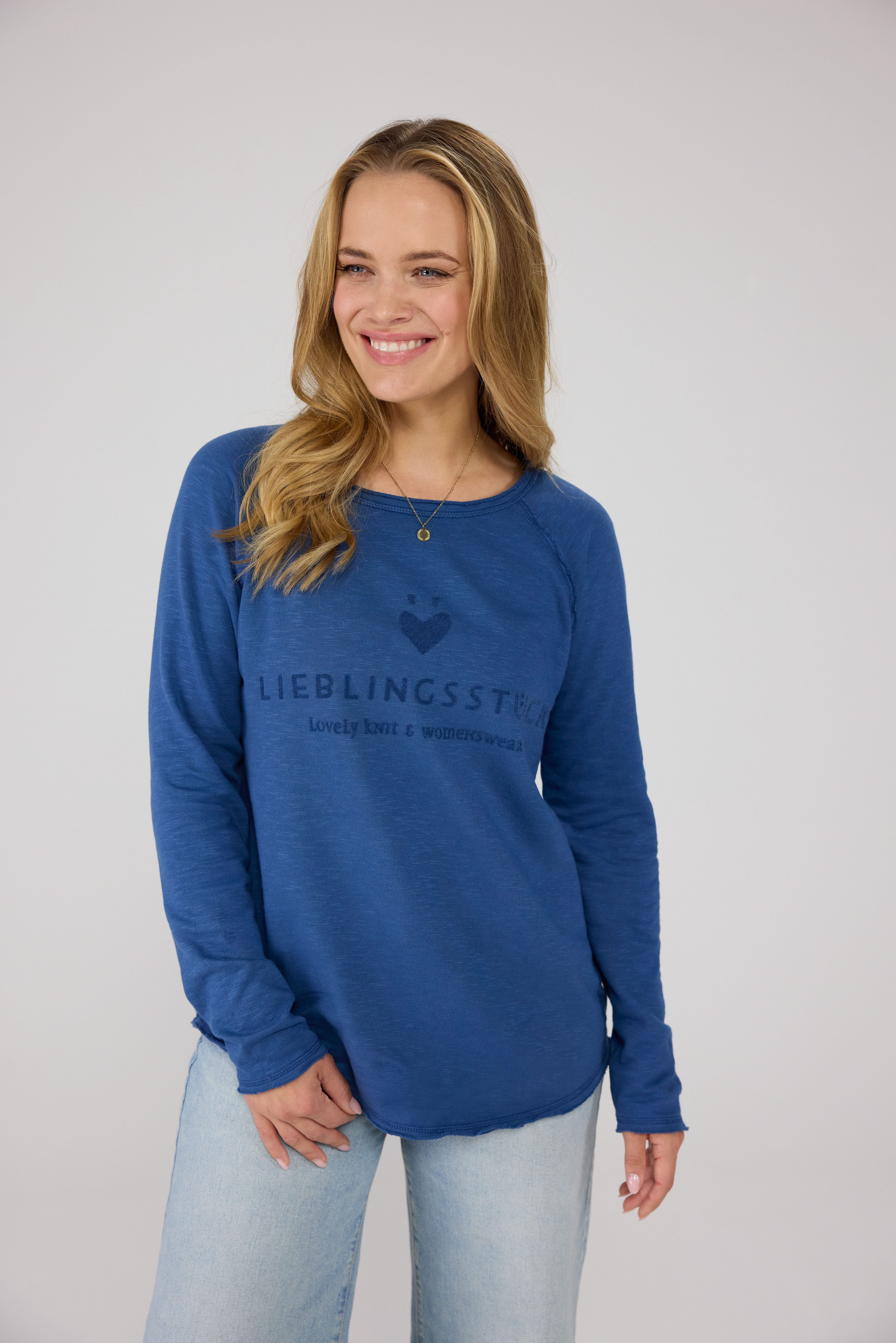 Lieblingsstück Sweatshirt CathrinaEP mit Logo-Print günstig online kaufen