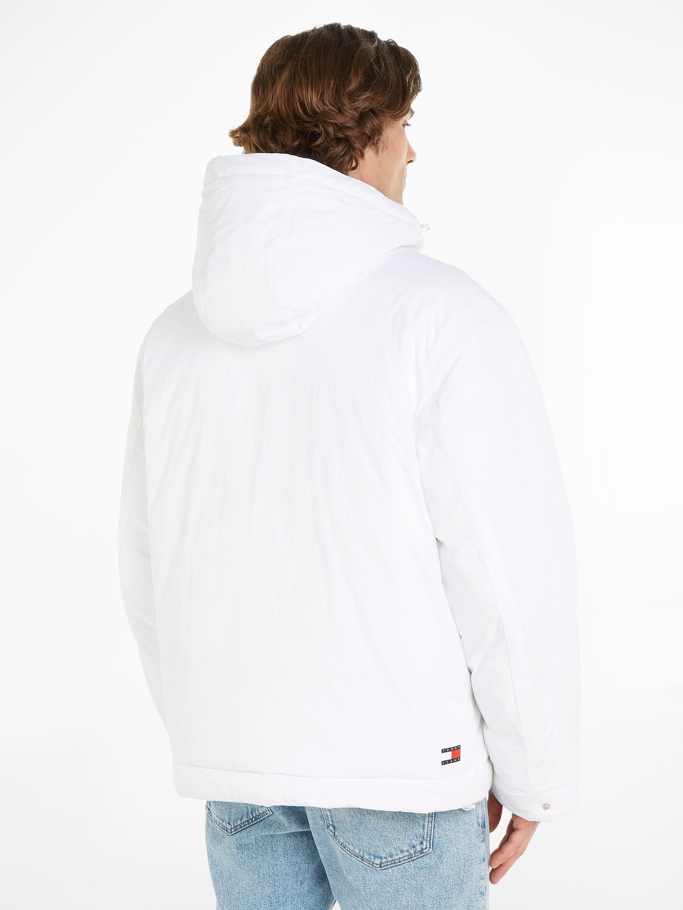 Tommy Jeans EXT OVZ TJM mit Kapuze Steppjacke White CHICAGO PADDED