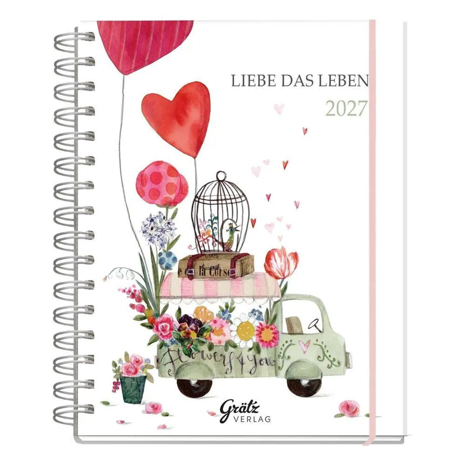 Grätz Verlag Taschenkalender Taschenkalender Liebe das Leben 2027