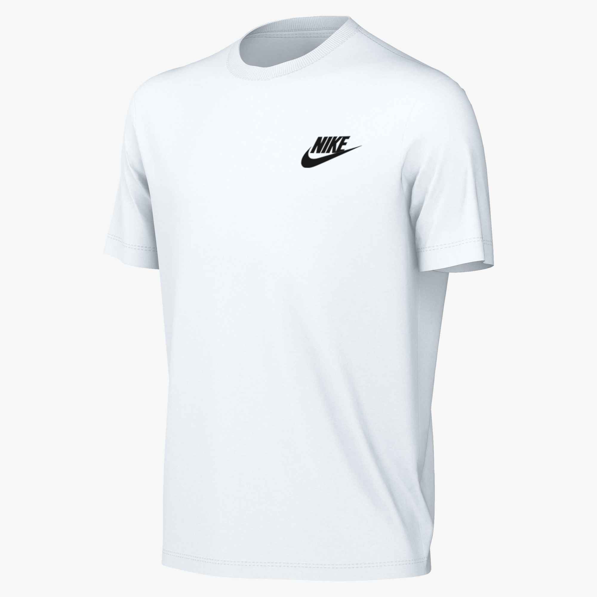 Nike Sportswear T-Shirt K NSW TEE EMB FUTURA LBR für Jugendliche, mit Kapuze, gerader Schnitt, sportlicher Stil