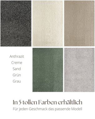 Hochflor-Teppich Foxy Shaggy Teppich, the carpet, Rechteck, Höhe: 30 mm, Langflor, Wohnzimmer, Schlafzimmer, waschbar, Anti-Rutsch