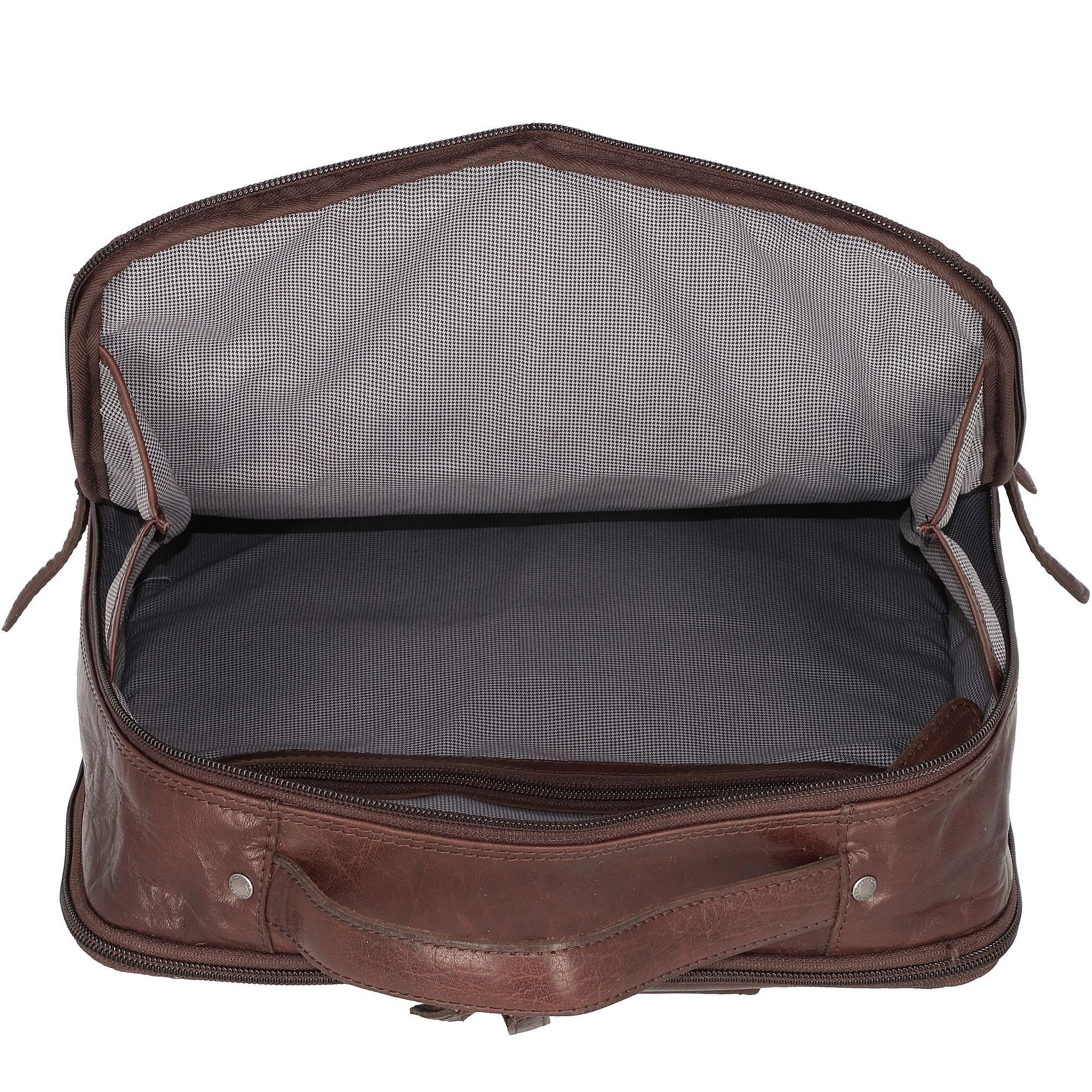 Spikes & Sparrow Laptoprucksack, Leder