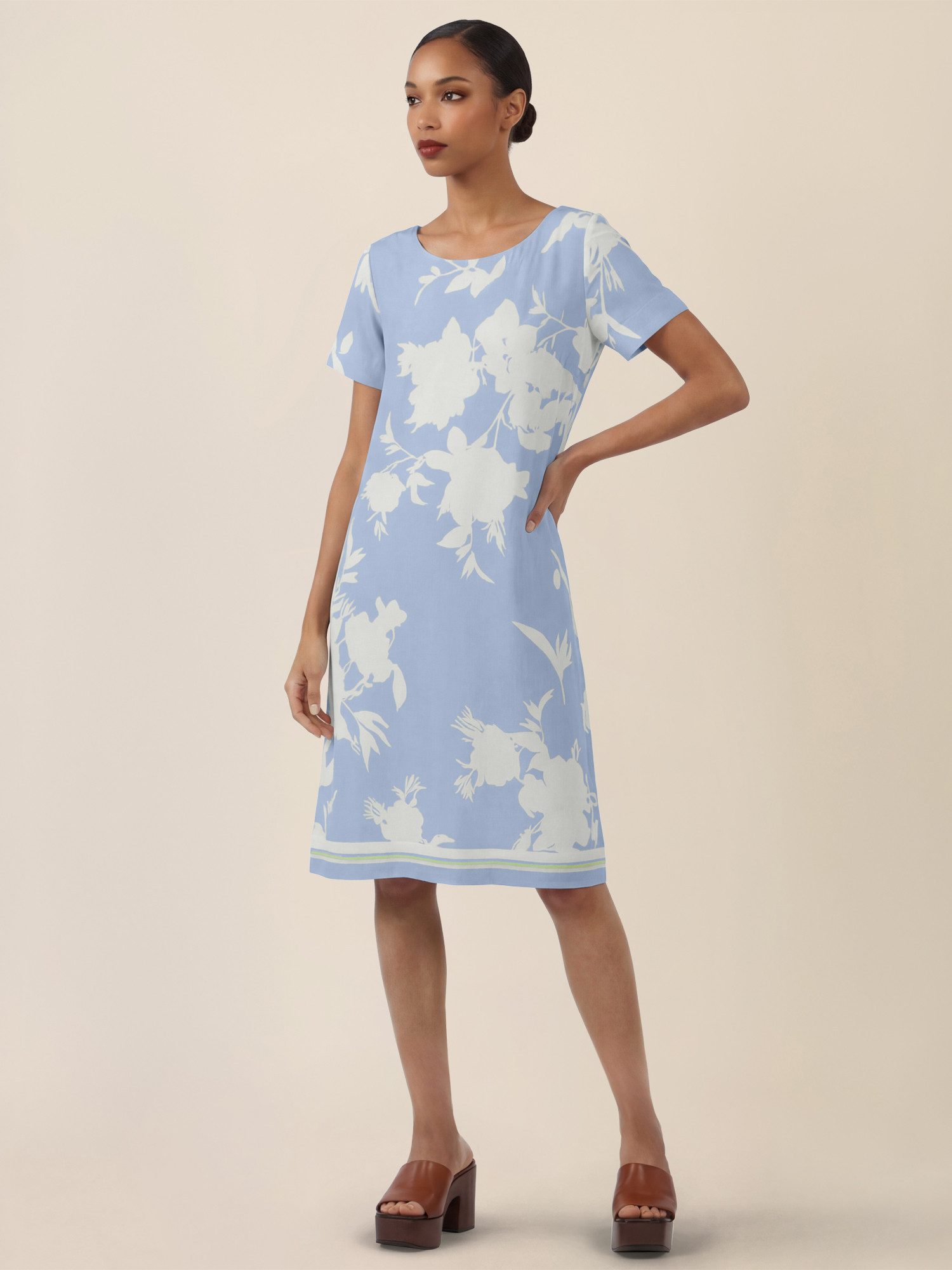 Apart Jerseykleid mit Blütenprint