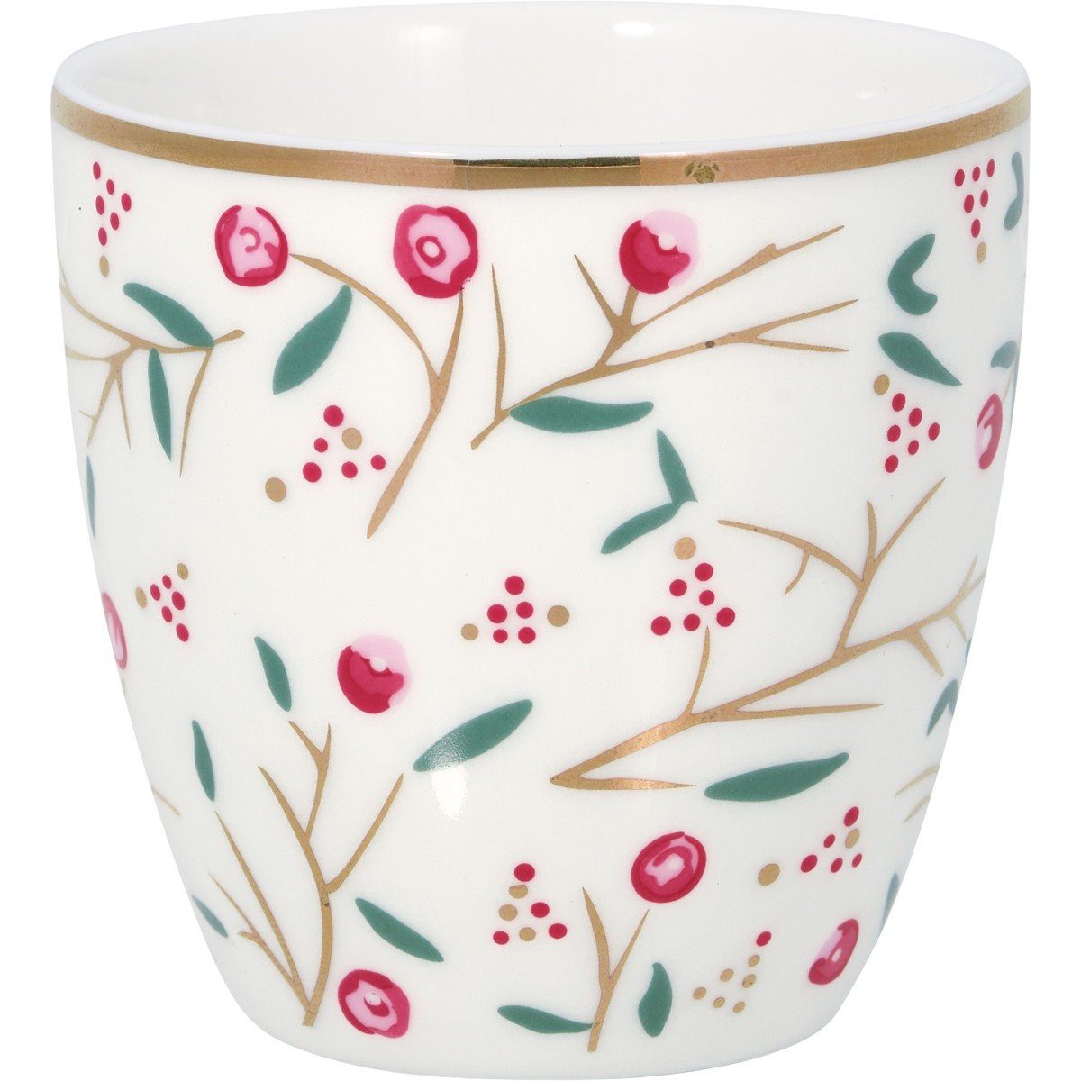 Greengate Espressotasse Espresso Becher aus Porzellan H: 7; Ø 7 cm
