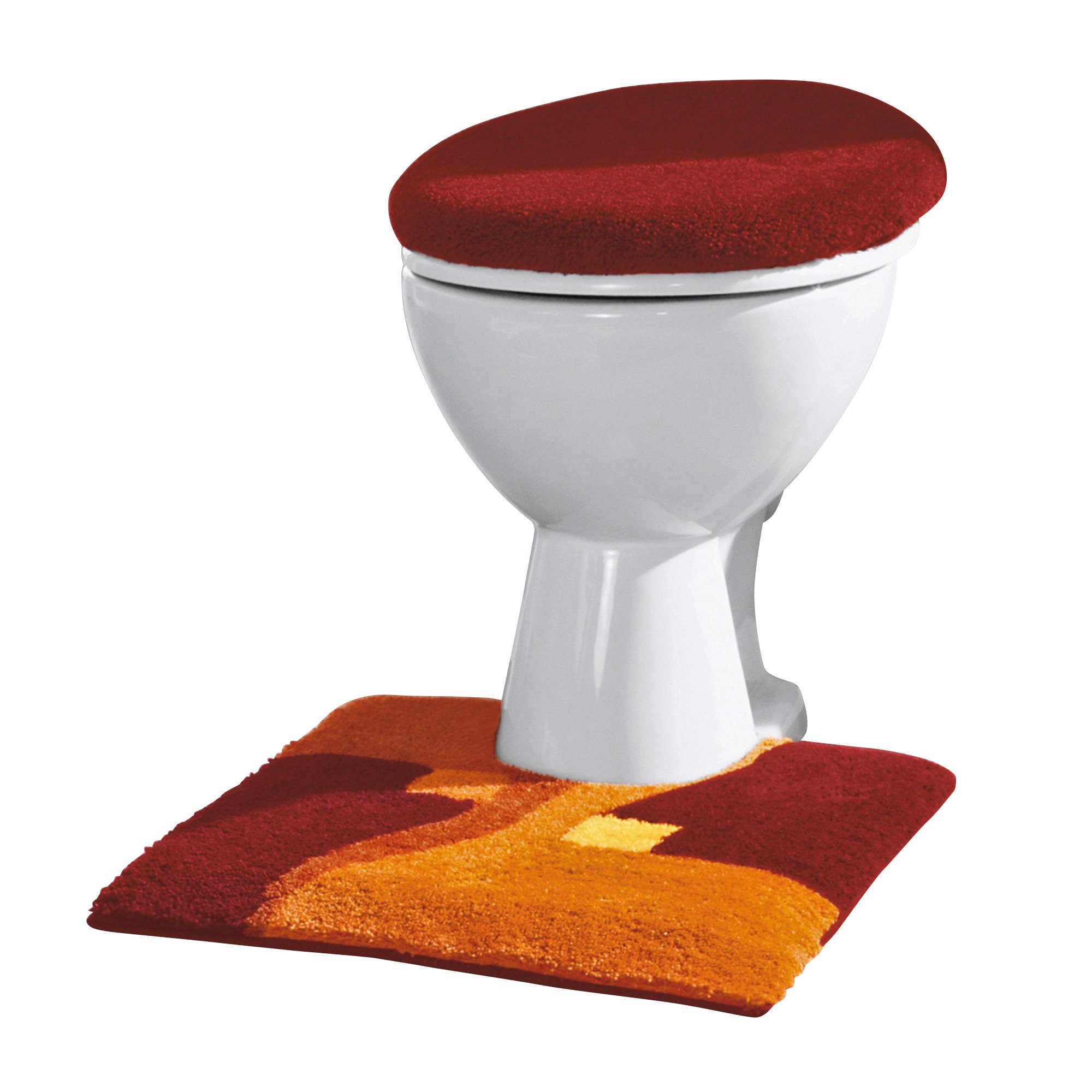 Erwin Müller Badematte WC-Umrandung "Athen", Höhe 20 mm, eckig, Grafik