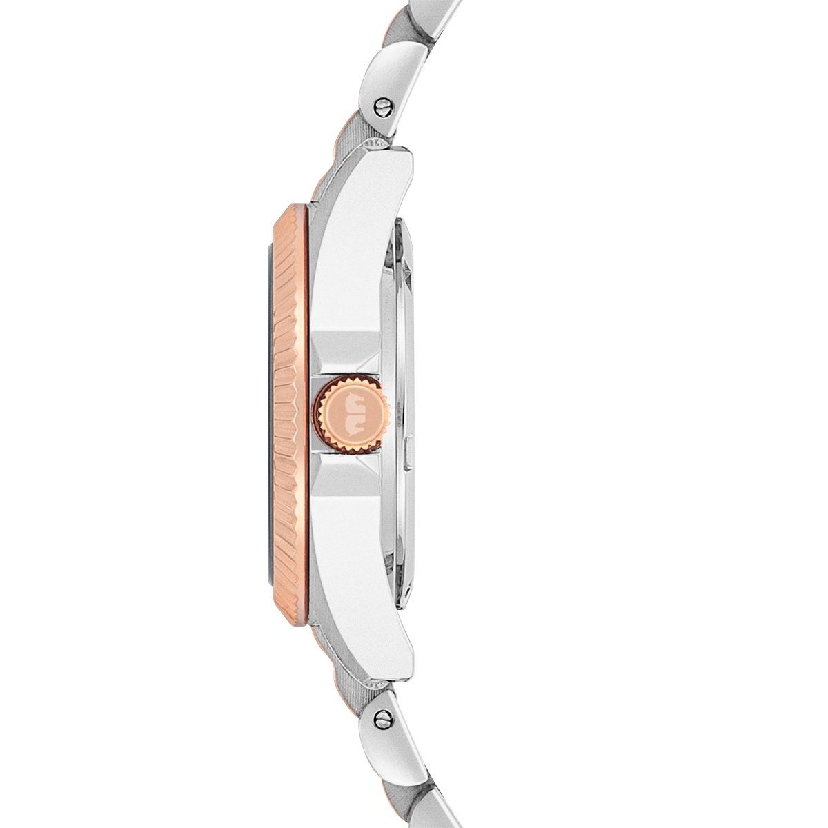 Rhodenwald & Söhne Quarzuhr Cassina silber/roségold, mit Edelstahl-Armband