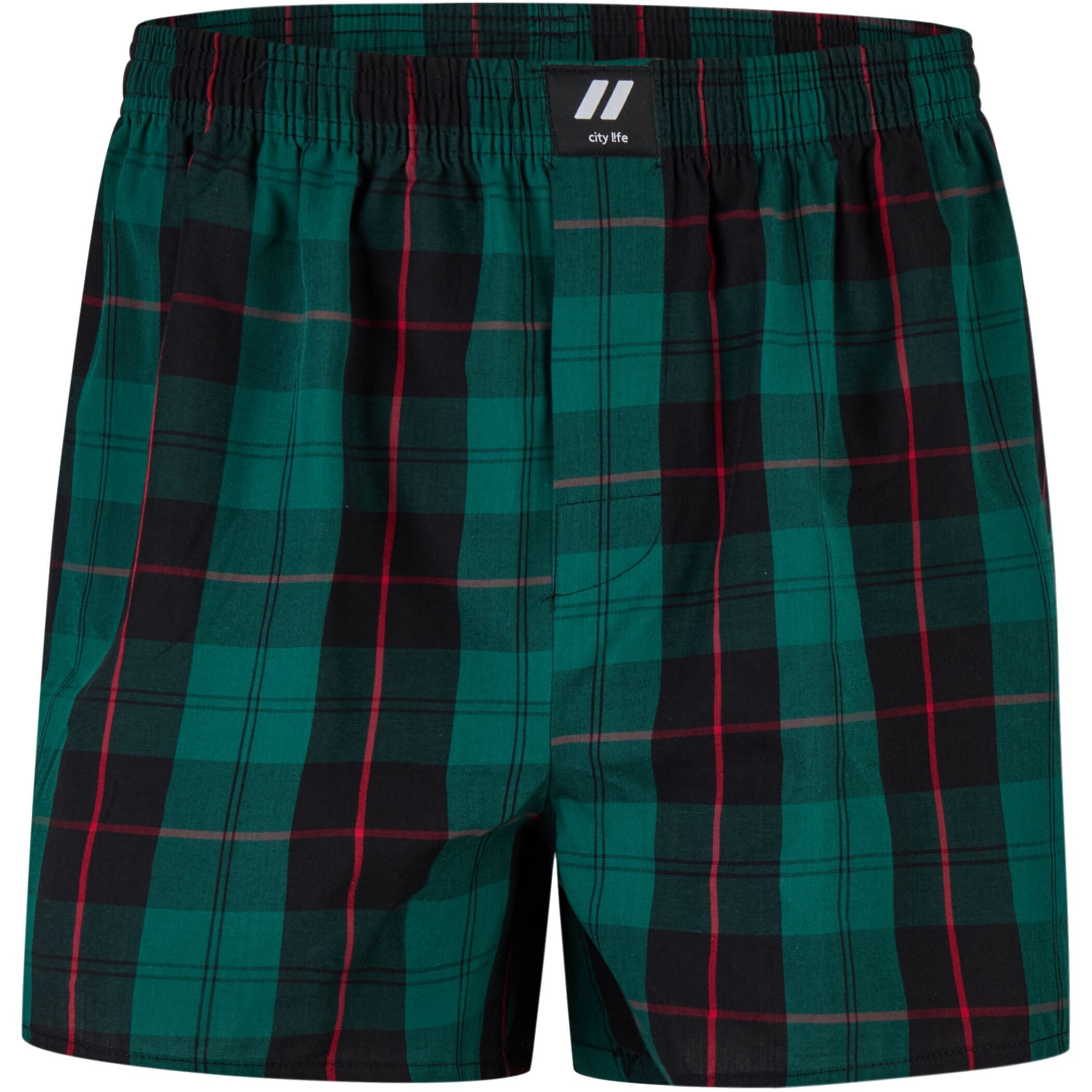 City Life Boxershorts Herren Unterhosen Baumwolle Webboxer (10er Pack) Sparpack S - 4XL (1-St)