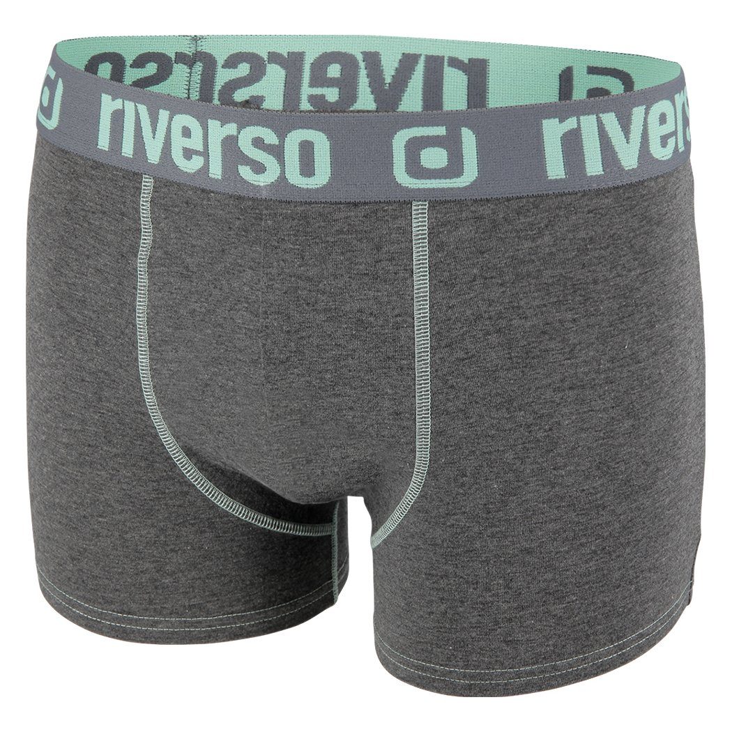 riverso Boxershorts Herren Retroshorts RIVJONNY Unterhosen (Vorteilspack, 6-St) Basic Boxer mit Stretch – Bild 4 von 5