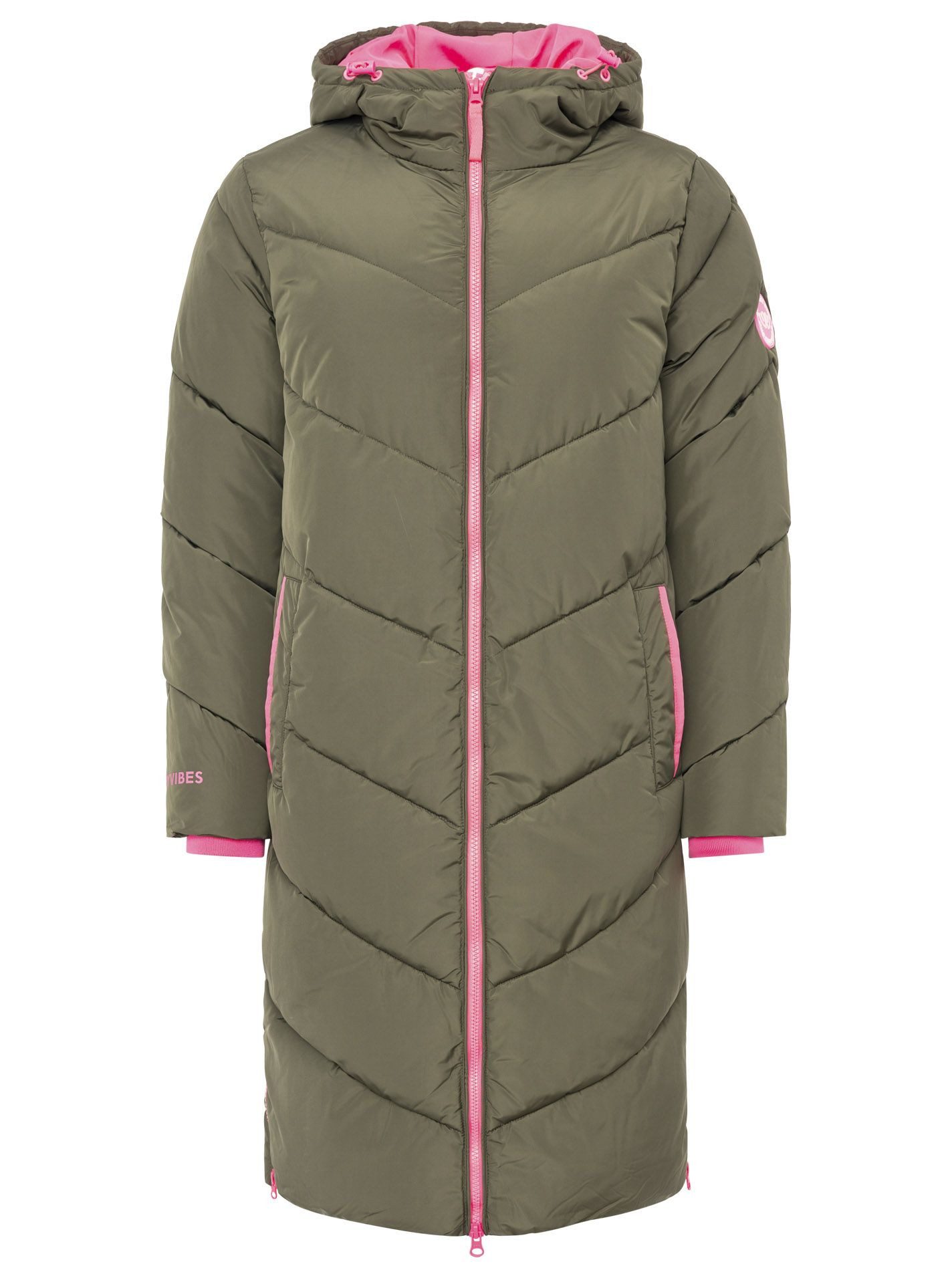 Zwillingsherz Steppmantel Steppjacke "Happy Vibes" günstig online kaufen