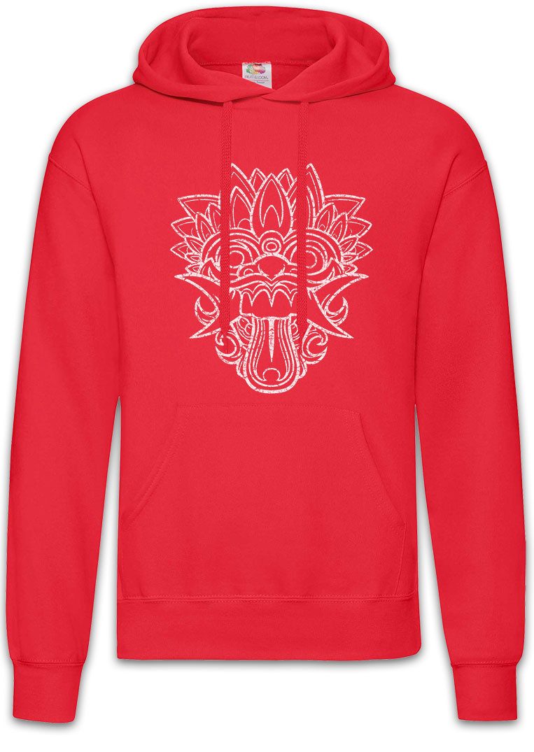 Hoodie Chinese Dragon Head I Herren Hoodie Drache Drachen China Maske Mask