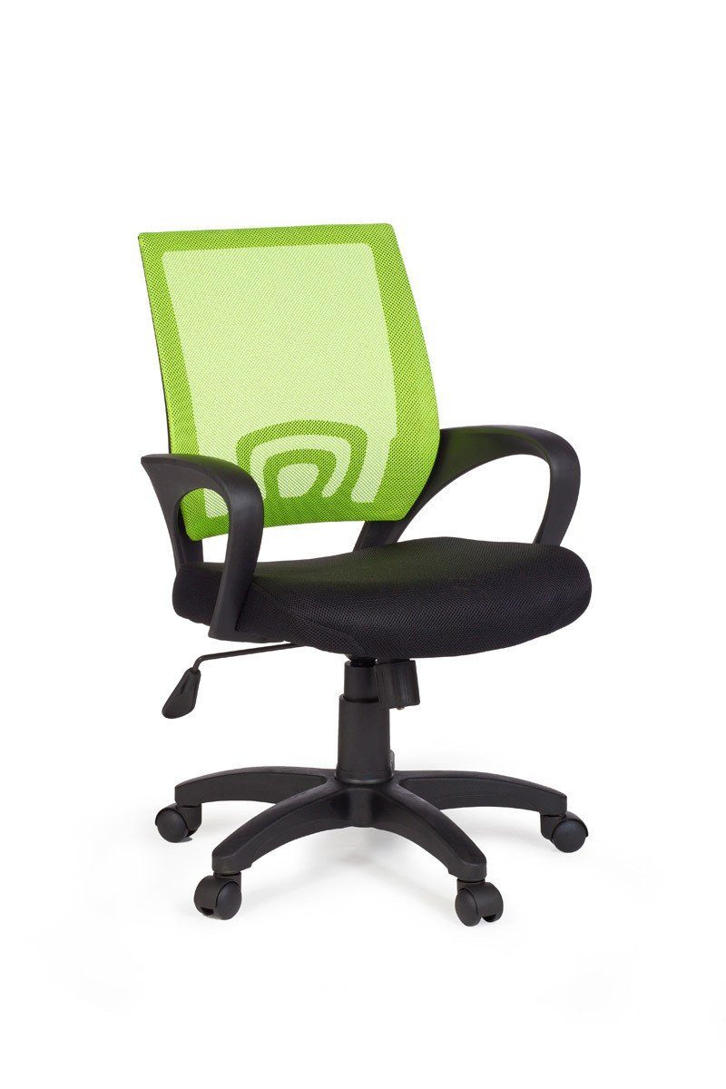 furnicato Bürostuhl RIVOLI Lime Schreibtischstuhl mit Armlehne Bürodrehstuhl Jugendstuhl | Drehstühle