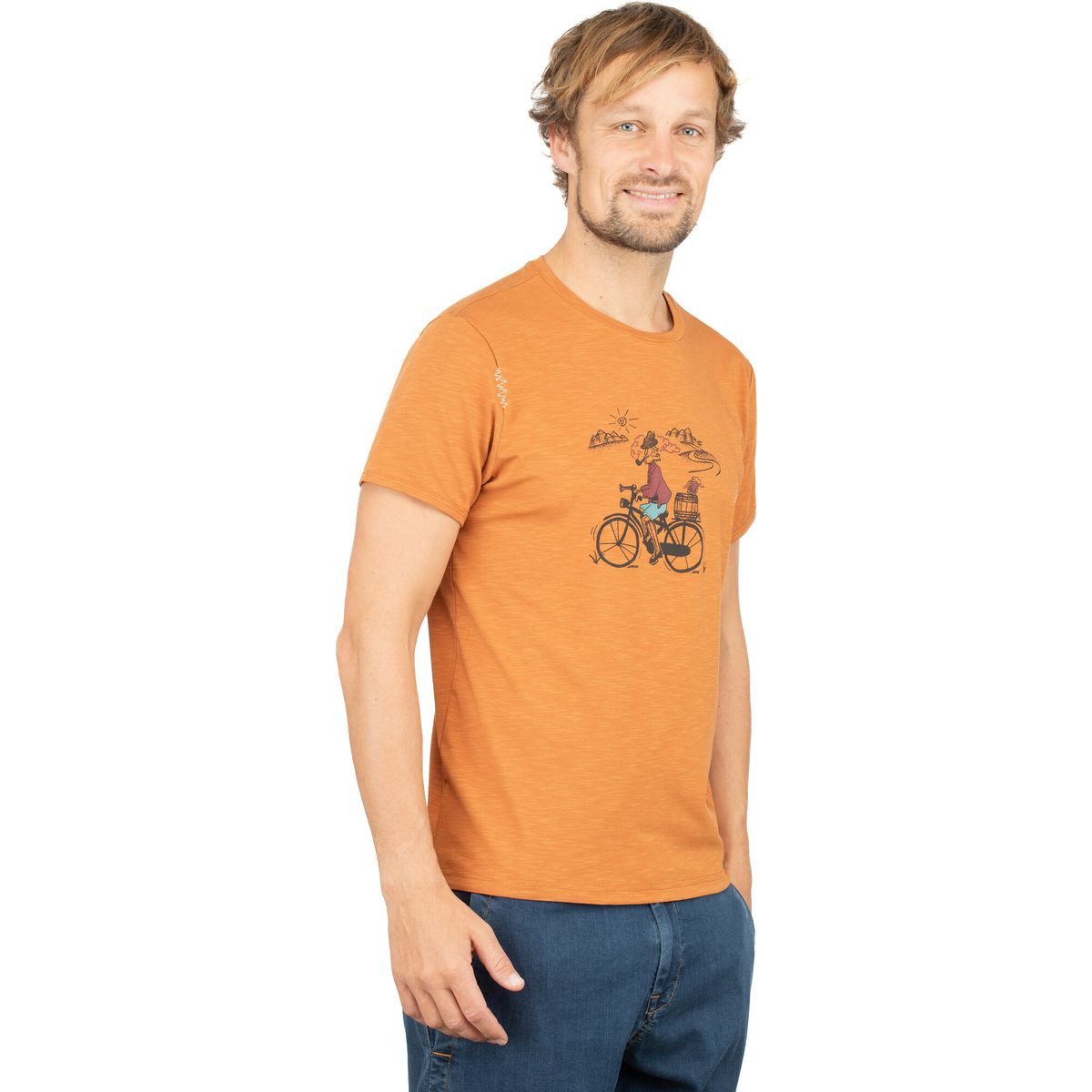 Chillaz Kurzarmshirt Tyrolean Trip Komfortables T-Shirt für aktive Tage, das Feuchtigkeit reguliert und