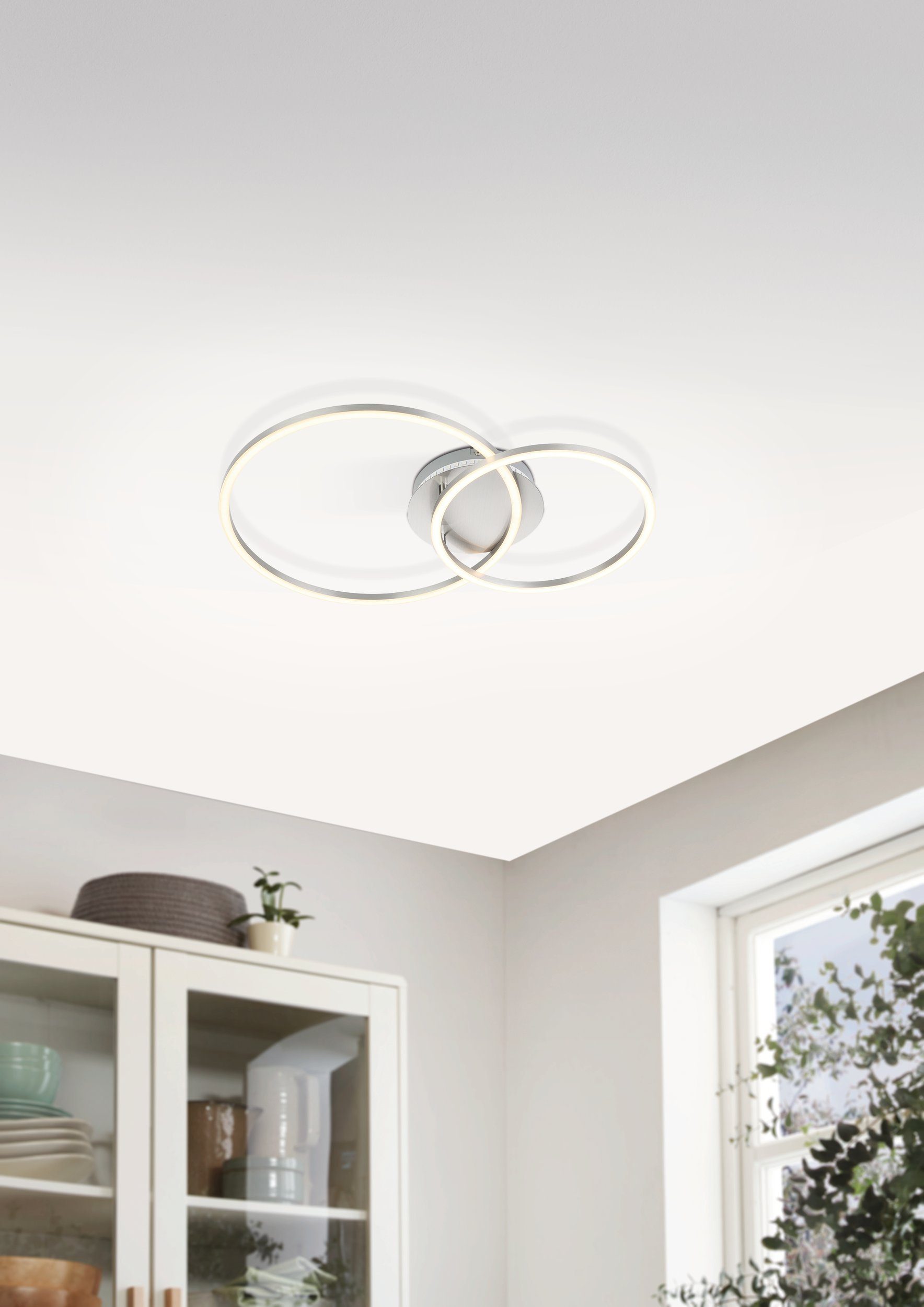 EGLO LED Deckenleuchte Palmaves 3, Leuchtmittel günstig online kaufen