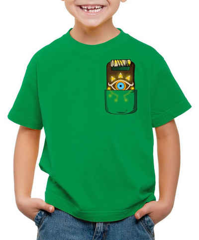style3 Print-Shirt Kinder T-Shirt Sheikah Tafel wild switch the breath of snes zelda ocarina link