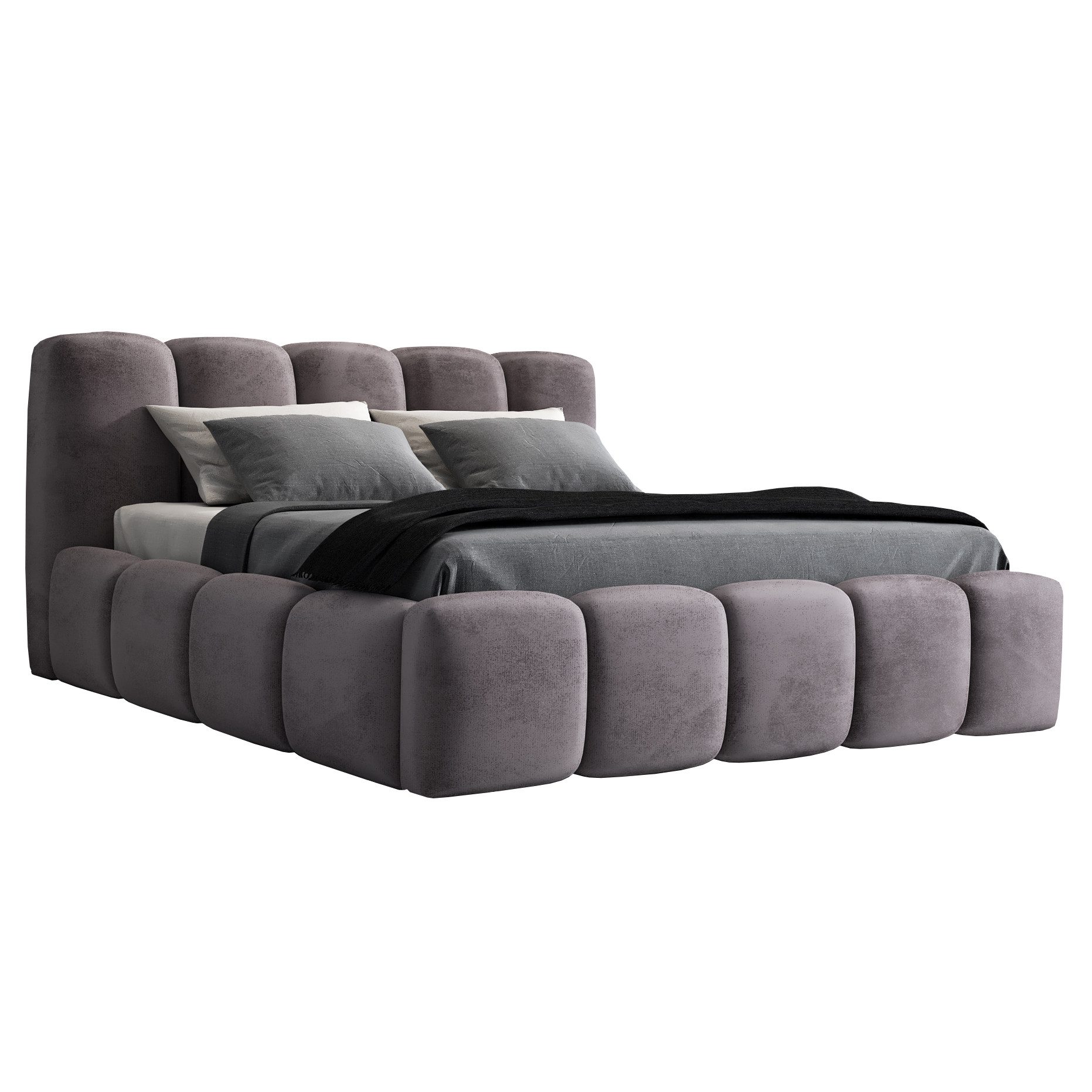 A&J MöbelLand GmbH Polsterbett SONIC-OM mit Bettkasten und Lattenrost (Bett mit Kopfteil. Lattenrost und Bettkasten .Viele Varianten zur Auswahl – wählen Sie Größe und Farbe!, TOP ANGEBOT), Länge: 220 cm Höhe Kopfteil: 100 cm