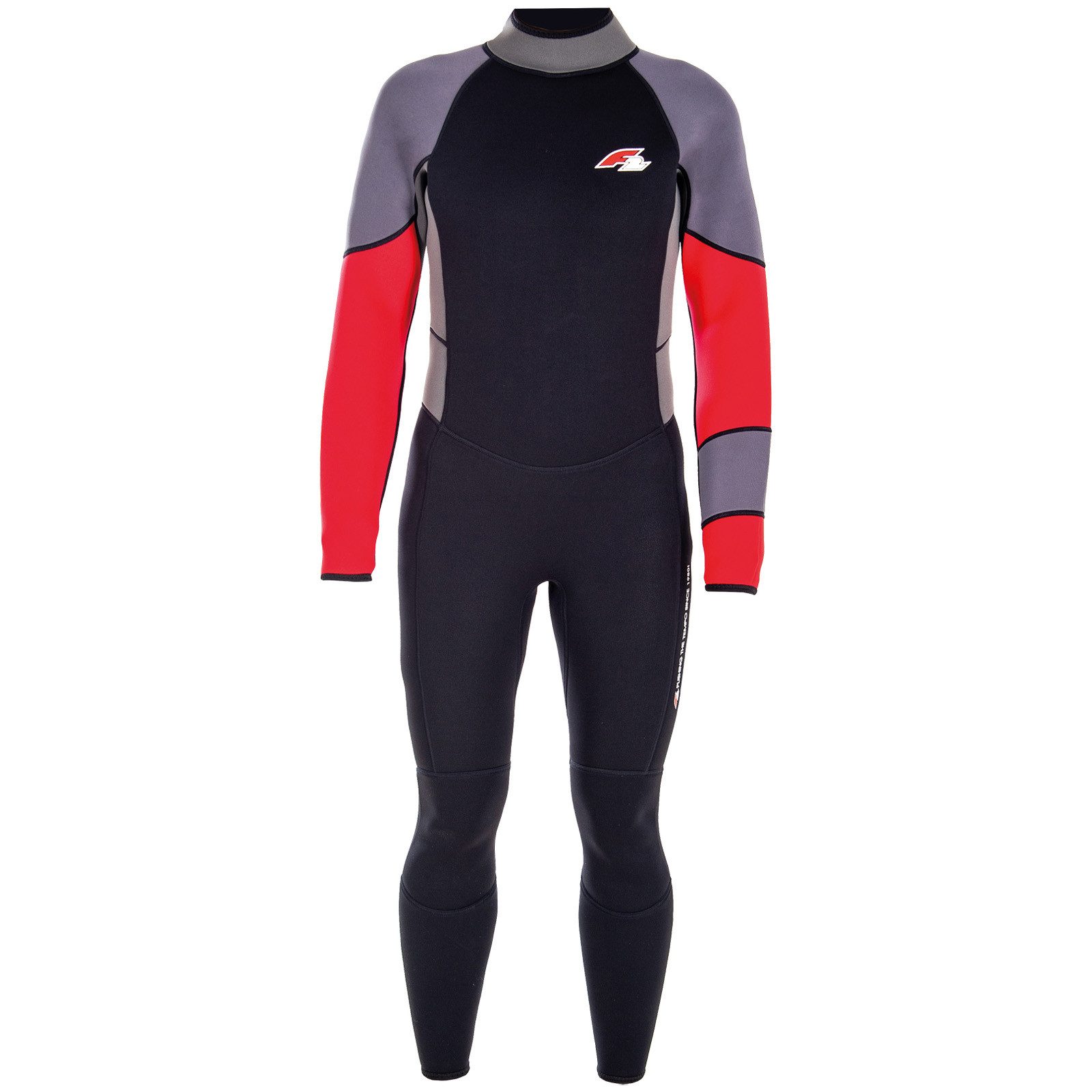 Neoprenanzug F2 Herren Neopren Anzug Rebel - Full Suit 4/3 mm XS Rot 2024/25