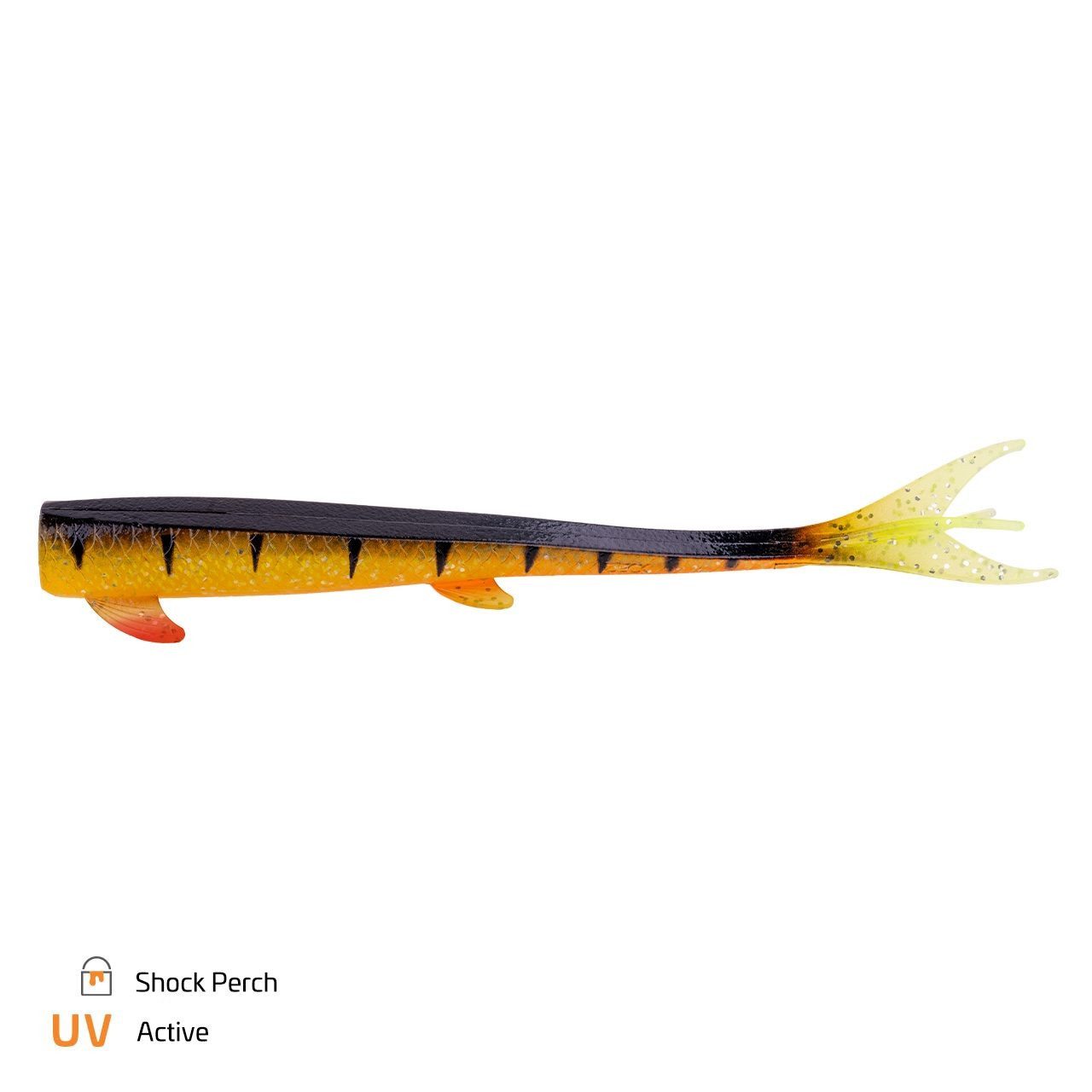 Zeck Fishing Kunstköder ZANDER Pelagi 20cm Shock Perch 2 pcs