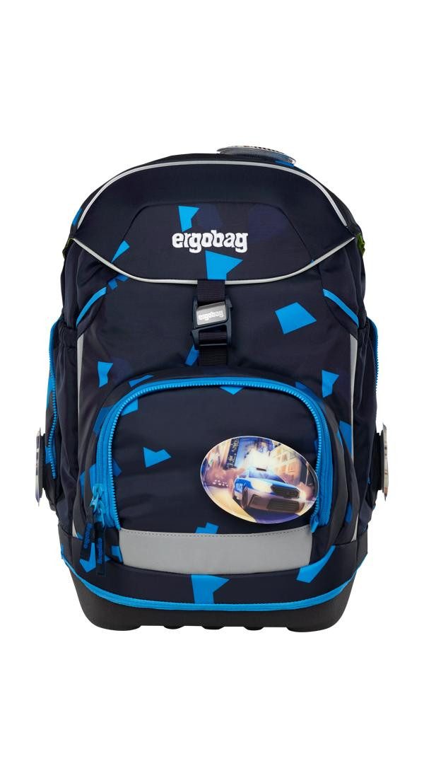 ergobag Schulranzen pack Set (6-tlg., 6-teiliges Set), größenverstellbares Rückensystem