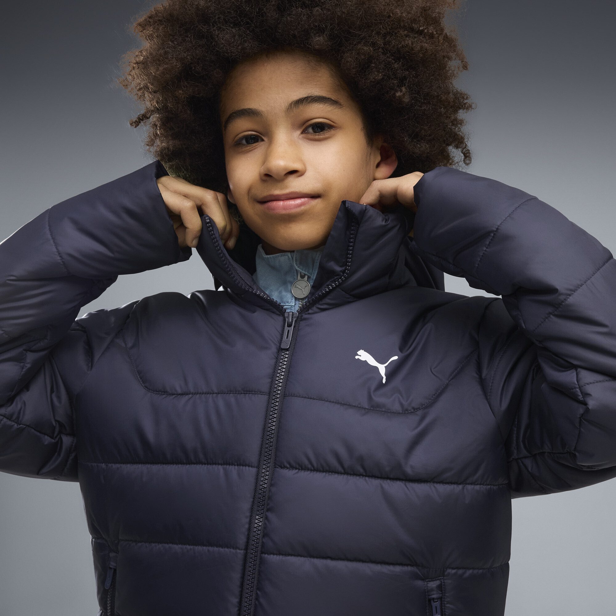 PUMA Winterjacke Essentials Wattierte Kapuzenjacke Jugendliche