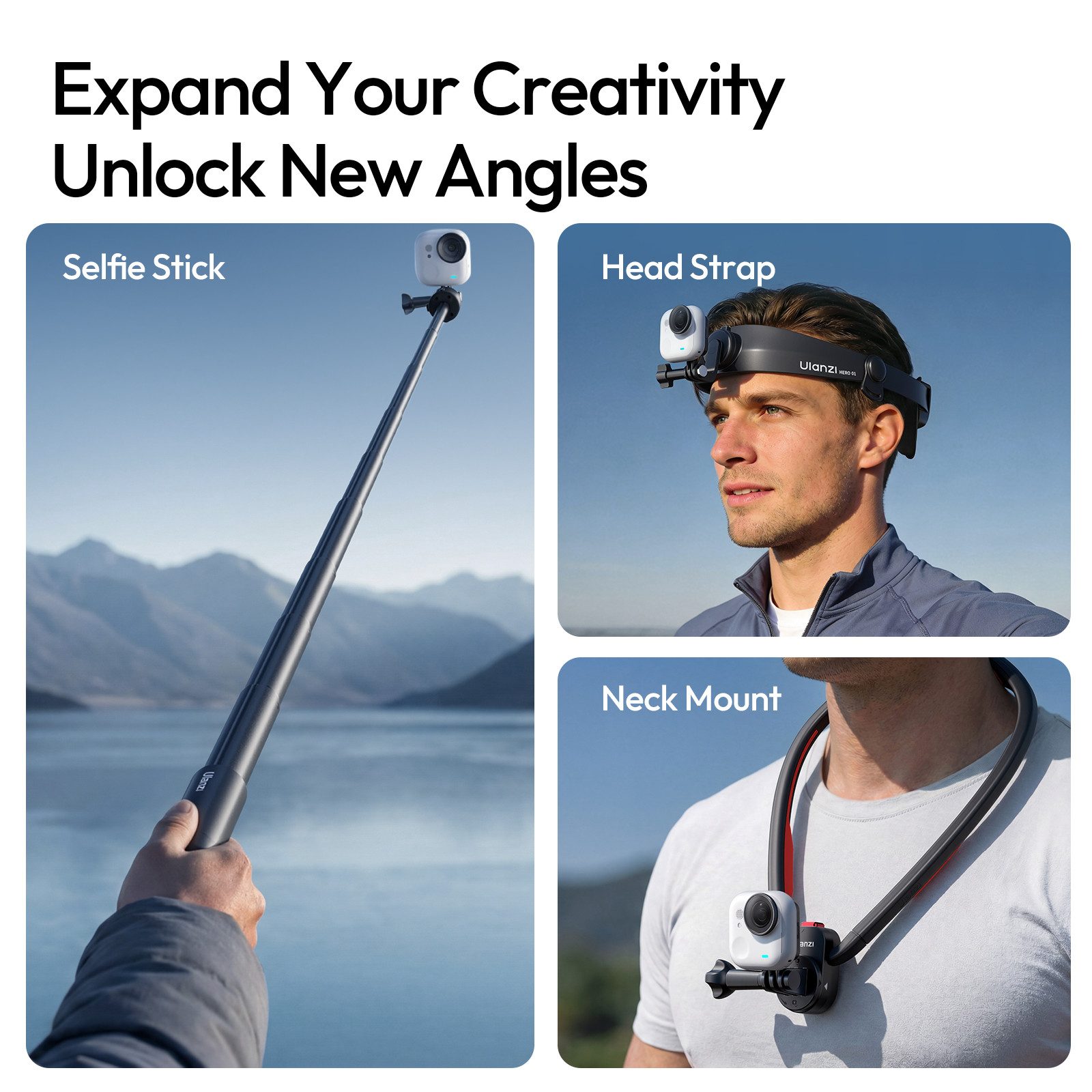 ULANZI Action Cam-Halterung Ulanzi IN08 Magnetischer Adapter für Insta360 GO Ultra