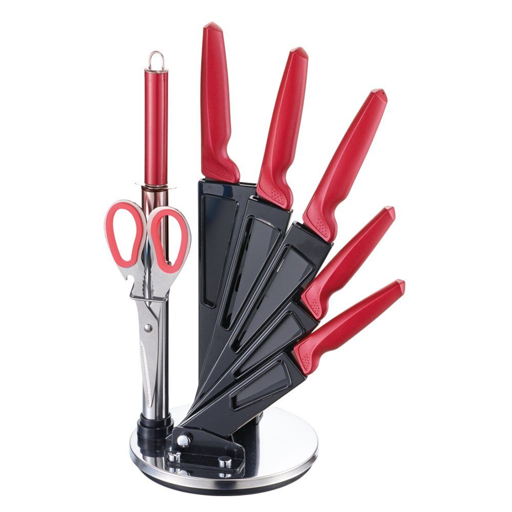 Michelino Messer-Set Michelino 8-teiliges Profi Messer-Set Messerblock sehr hochwertiges Se