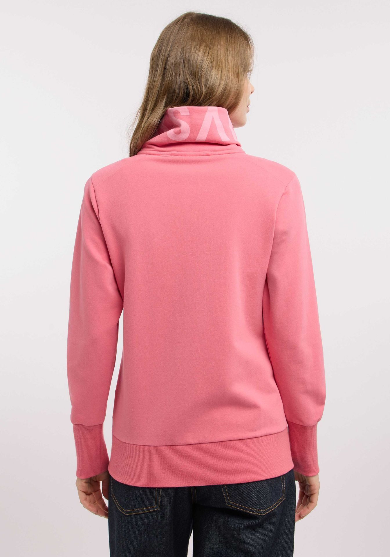 Elbsand Sweatjacke Elbsand, Alvis Sweatjacke mit stylischem Kragen hoher Kragen