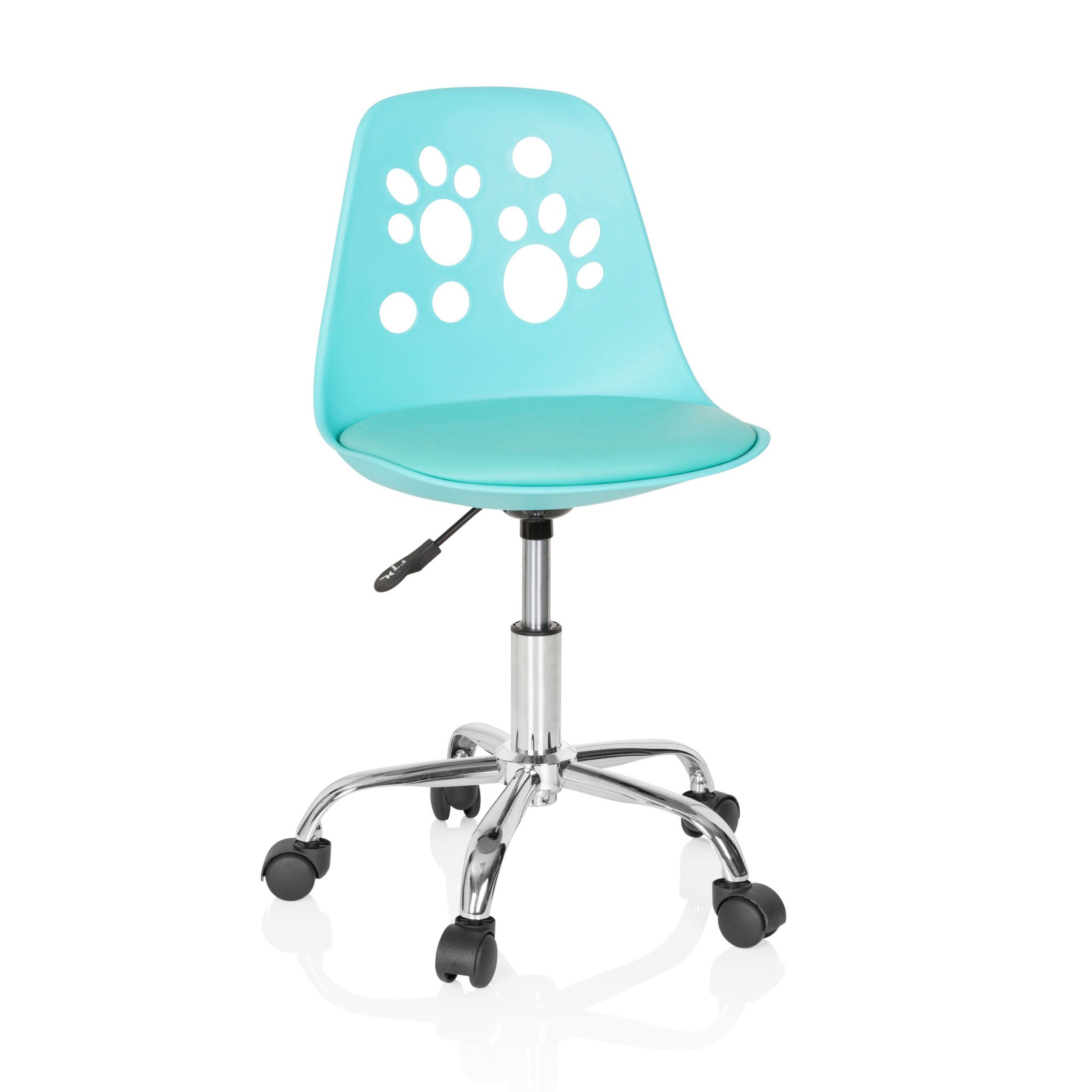 hjh OFFICE Drehstuhl Kinderdrehstuhl Fancy I Kunstleder ohne Armlehnen (1 St), Kinder Bürostuhl mitwachsend, ergonomisch