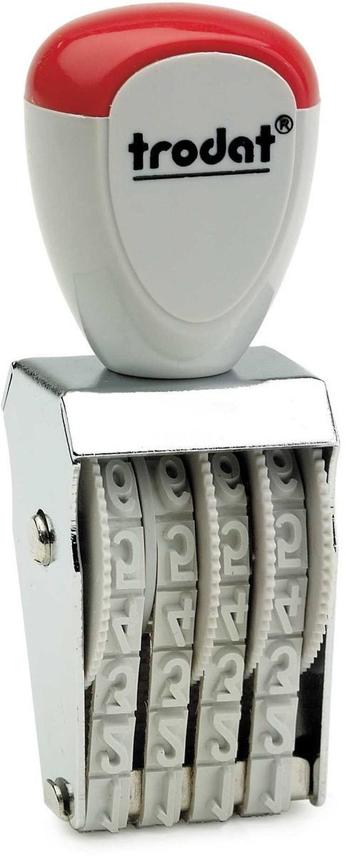 WEDO Stempel Stempel Zahlen 5mm 4-stellig