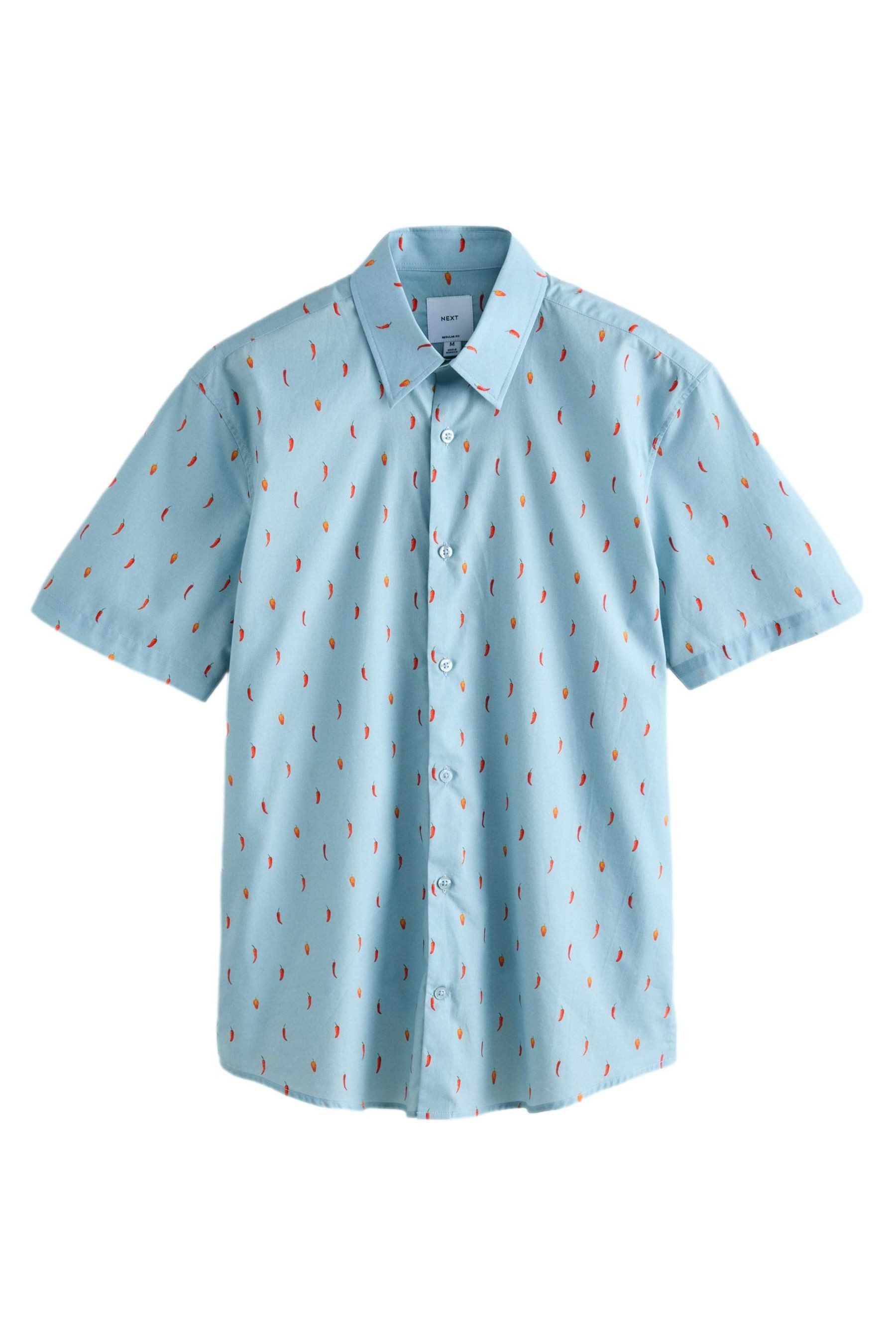Next Kurzarmhemd Kurzärmeliges Hemd mit Print günstig online kaufen