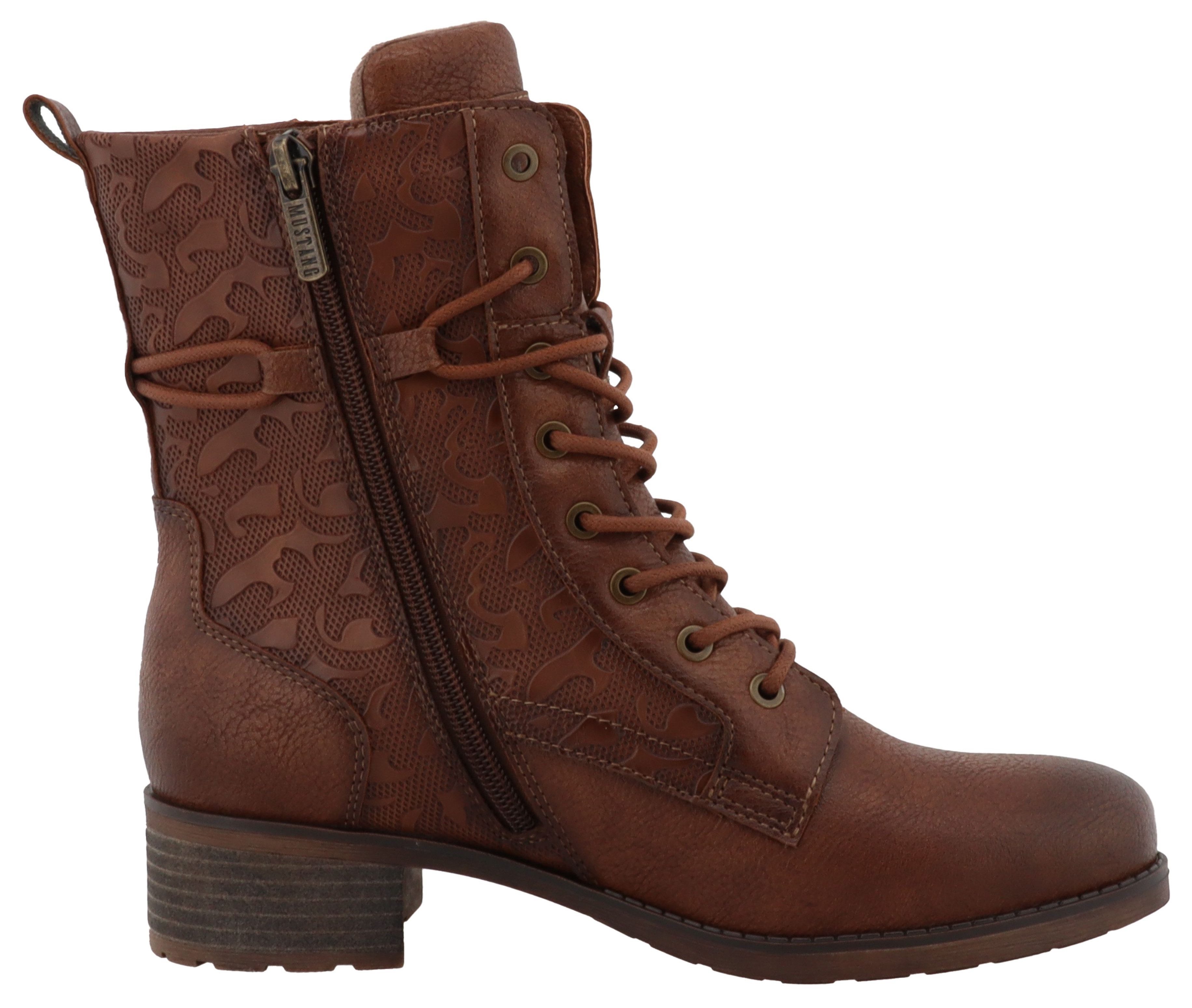 Mustang Shoes Fabienne Winterstiefelette Stiefelette, Winterboots mit Warmfutter