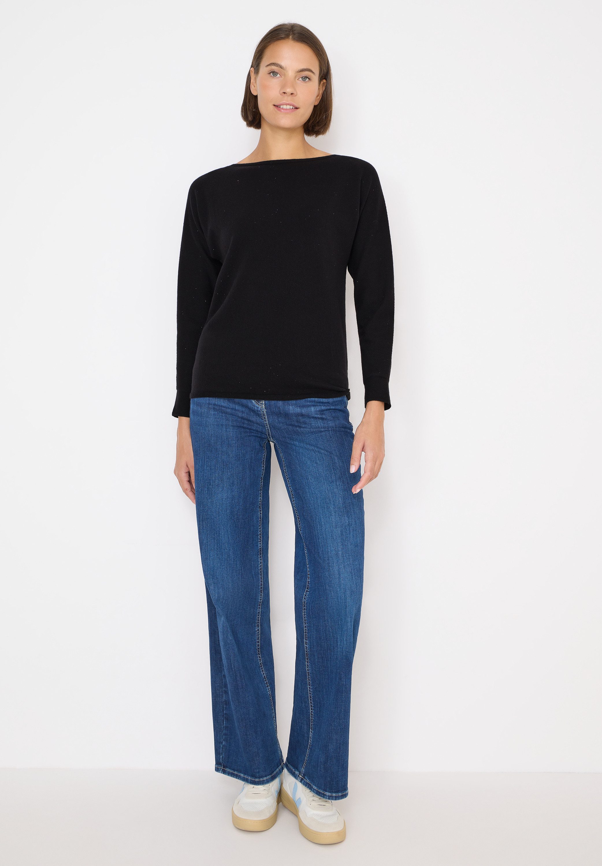 CECIL Strickpullover mit U-Boot-Ausschnitt