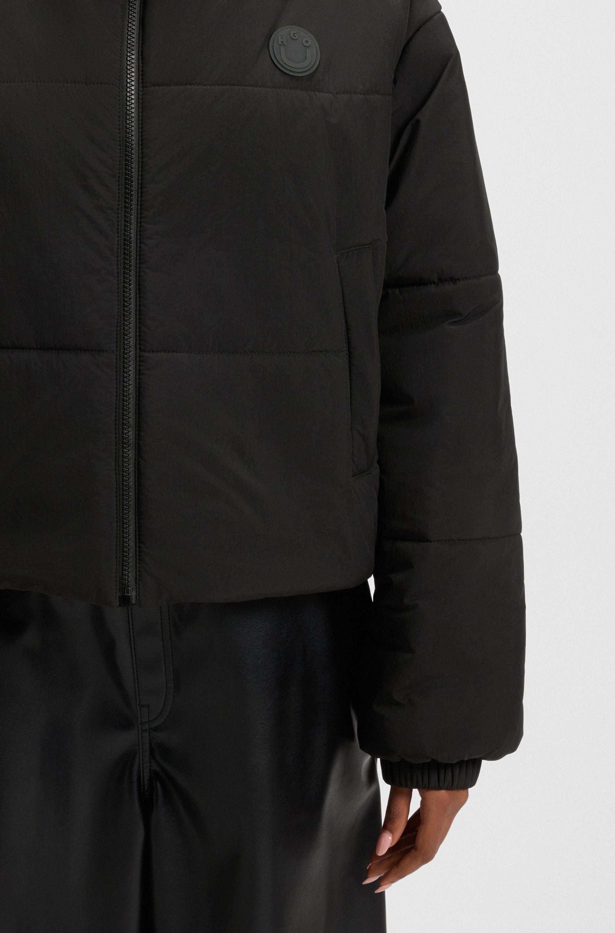 HUGO Steppjacke Freya Relaxed Fit, mit Kapuze