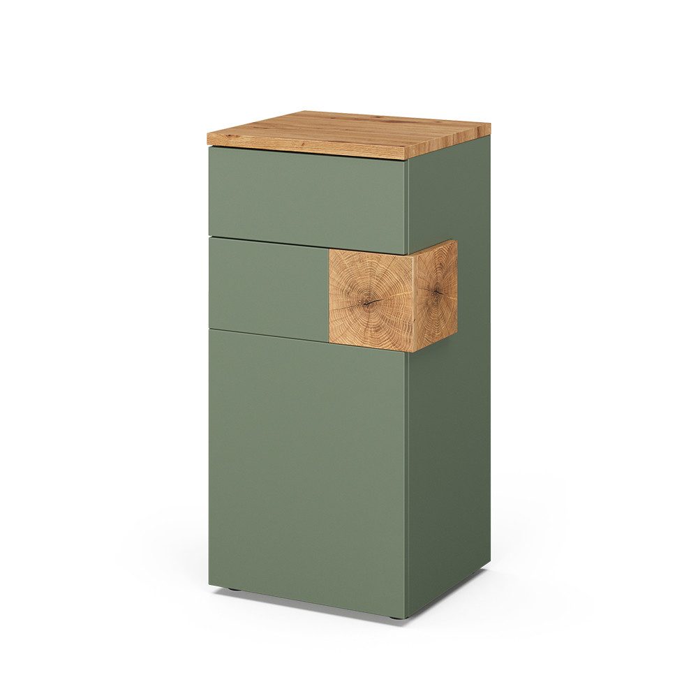 Vicco Midischrank Eden, Grün/Artisan, 40 x 84 cm (1-St)