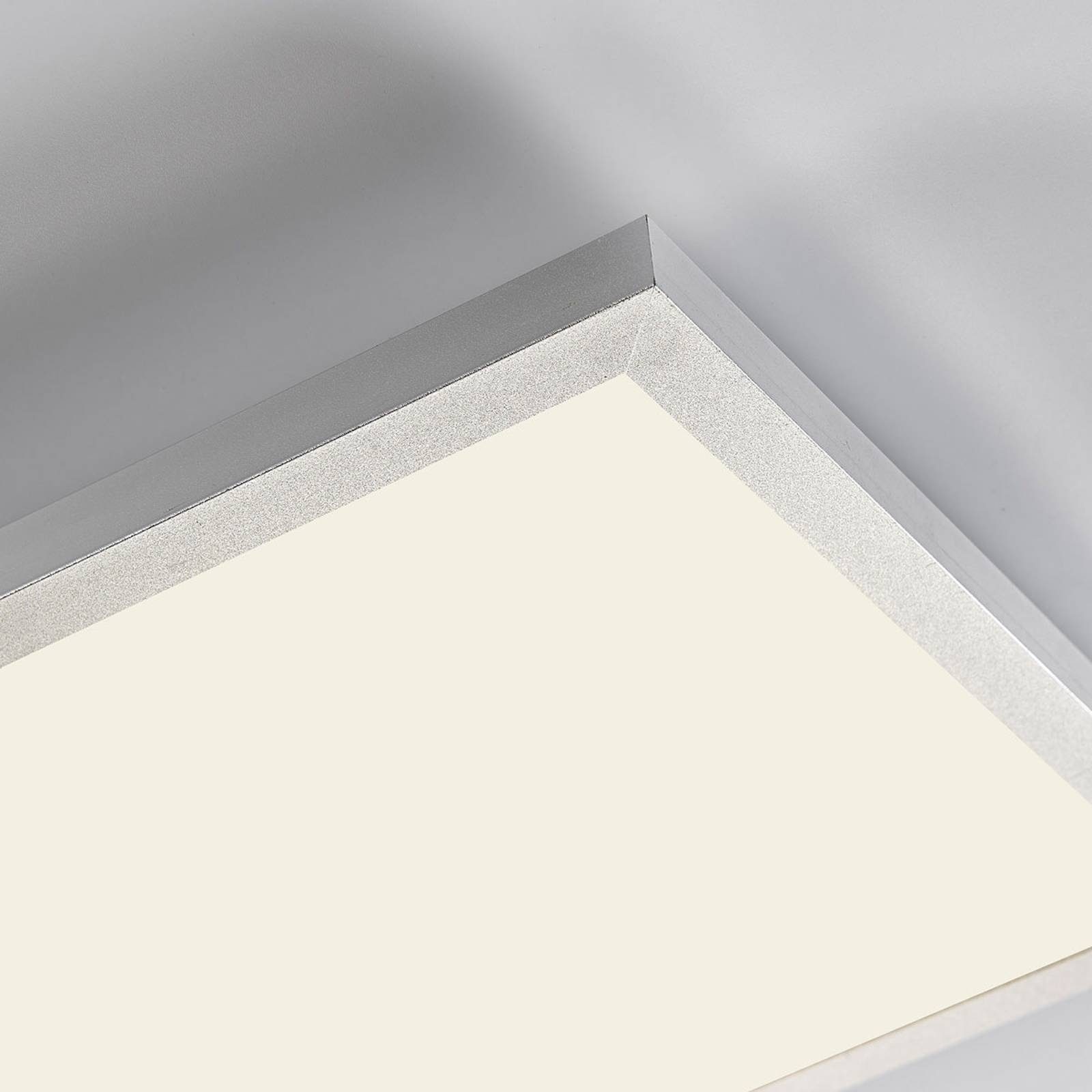 Arcchio verbaut, silber, universalweiß, Leuchtmittel, PMMA, Arthur, Modern, fest weiß, LED-Leuchtmittel LED Aluminium, inkl. Bürolampe Panel