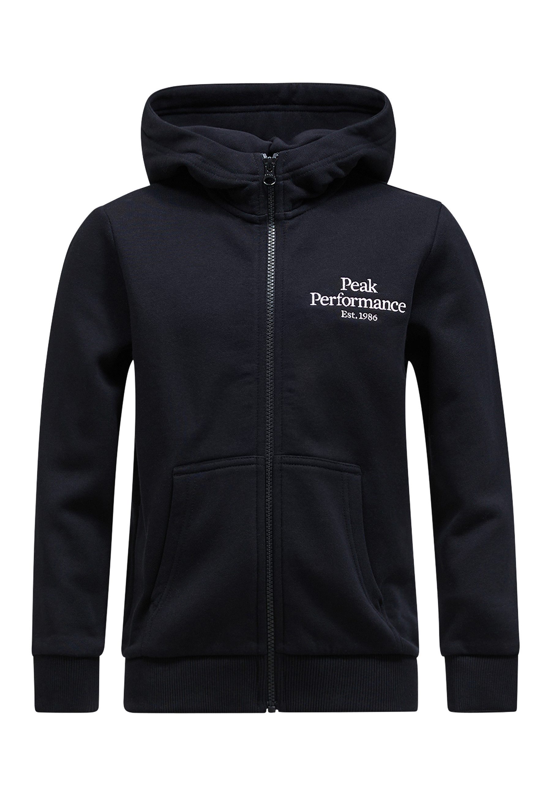 Peak Performance Kapuzensweatshirt Jr Original Zip Hood mit Kapuze