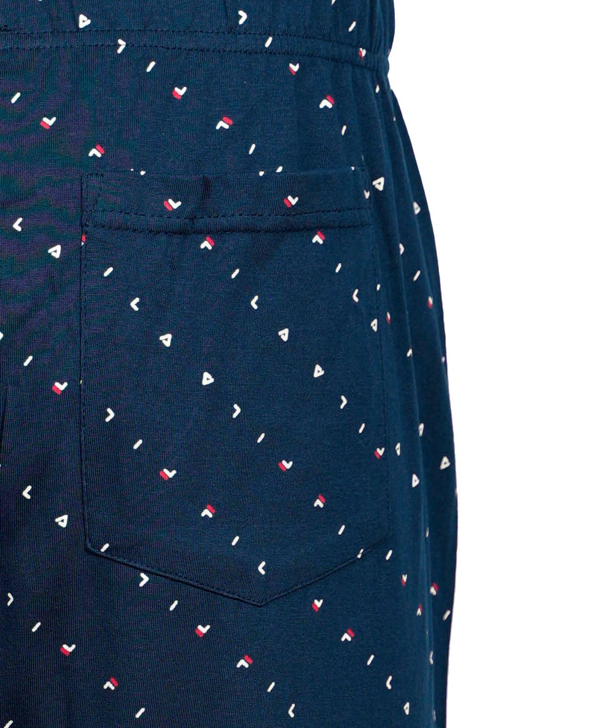 Fila Shorty MAN JERSEY PYJAMAS (2 tlg) Hose gepunktet mit Gummizug, Shirt mit Rundhalsausschnitt