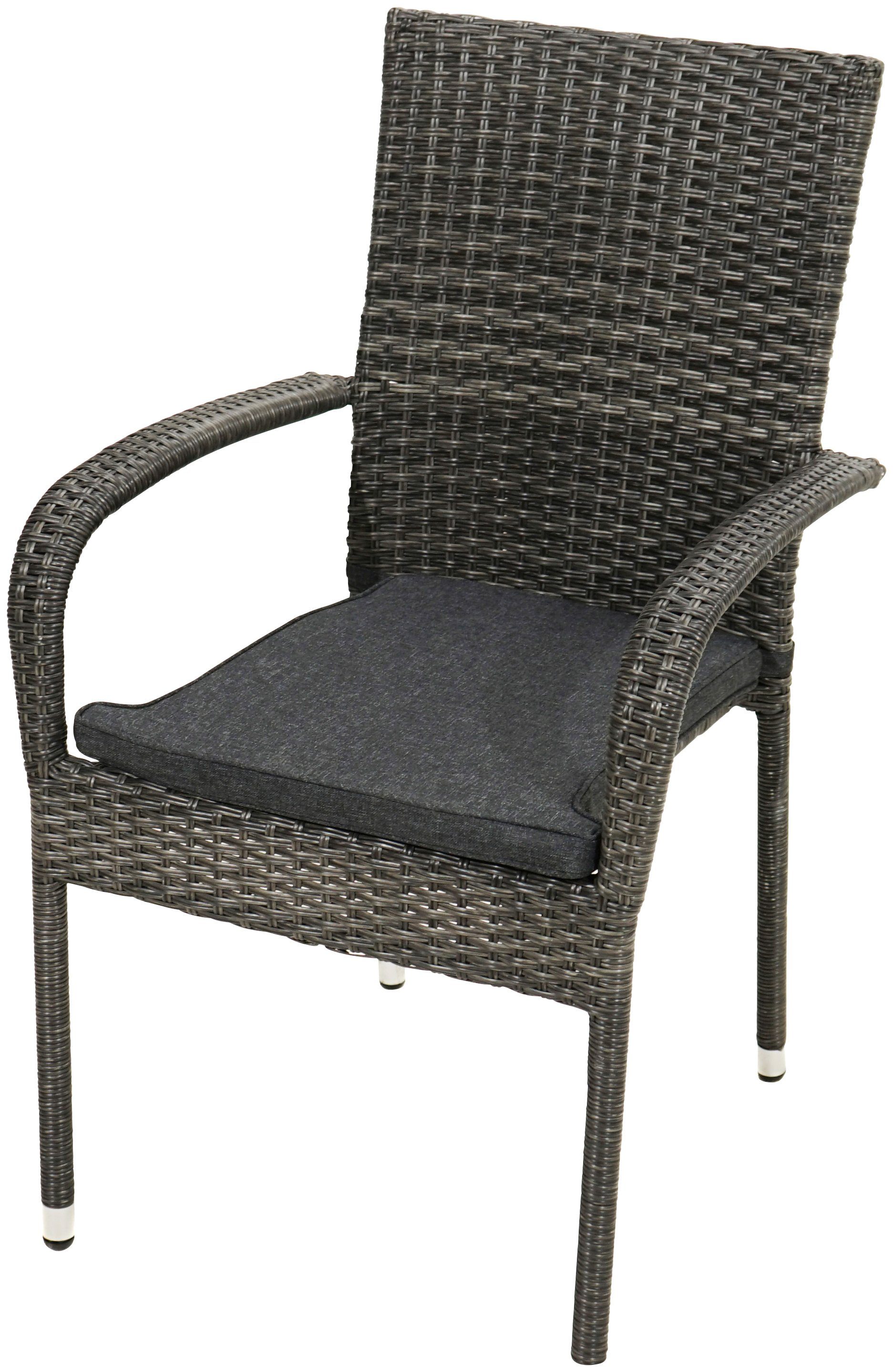 PLOSS Gartenstuhl »Rocking Basic«, Polyrattan, stapelbar ...