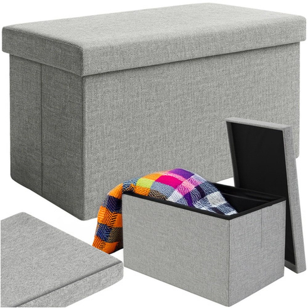 Ruhhy Stauraumhocker Stoffpouf Sitzbox Truhe XL (Spar-Set, 1 St., bis zu 80 günstig online kaufen