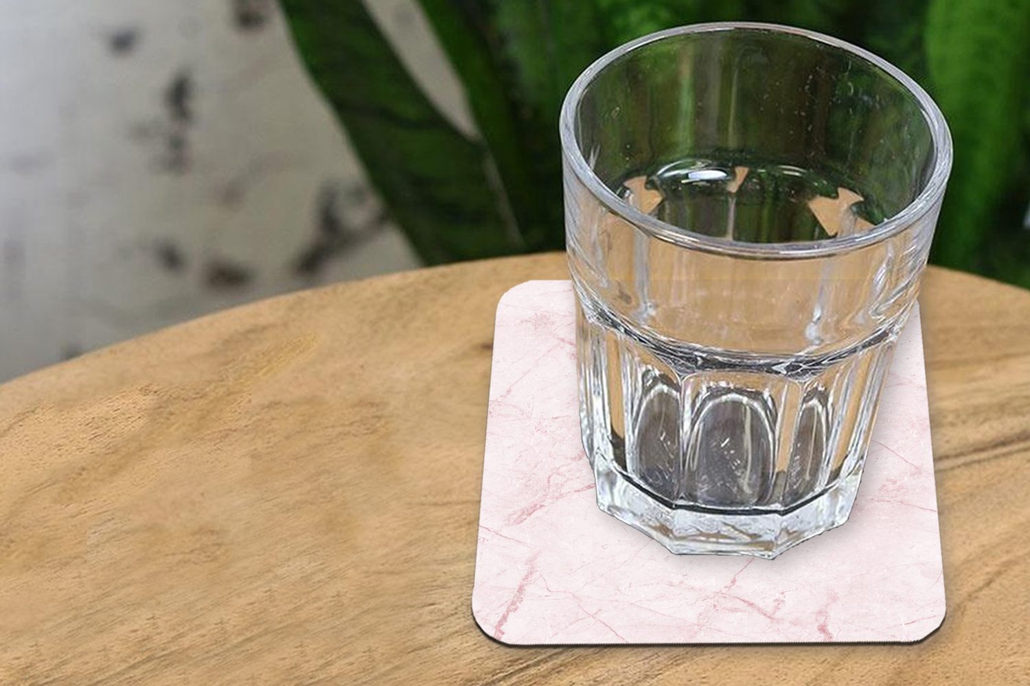 MuchoWow Glasuntersetzer Marmor - Rose Tasse Gläser, - - Muster 6-tlg., Luxus, Korkuntersetzer, für Untersetzer, Tischuntersetzer, Glasuntersetzer, Zubehör
