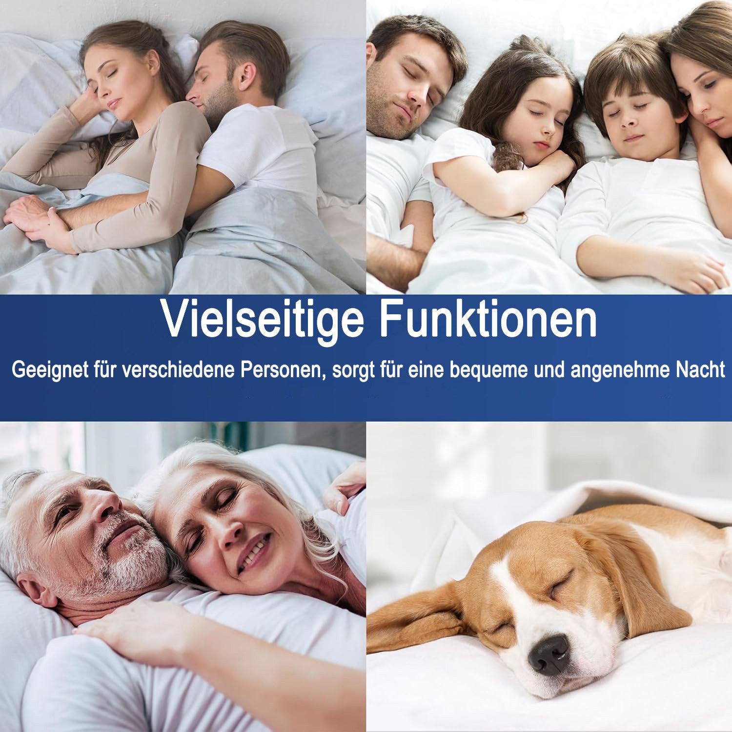 Matratzenschutzbezug Matratzenauflage Matratzentopper 90x200cm,140x200cm,180x200cm ibettertec, Atmungsaktive Unterbett und Matratzenauflage mit Gummiband – Bild 5 von 5