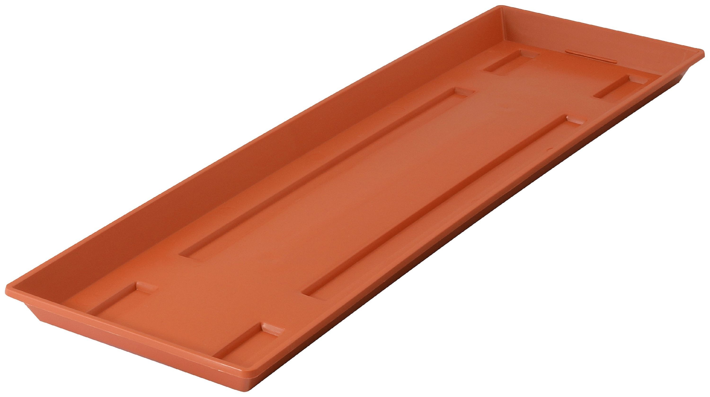 Geli Blumentopfuntersetzer Geli Blumenkasten Untersetzer 60cm Terracotta