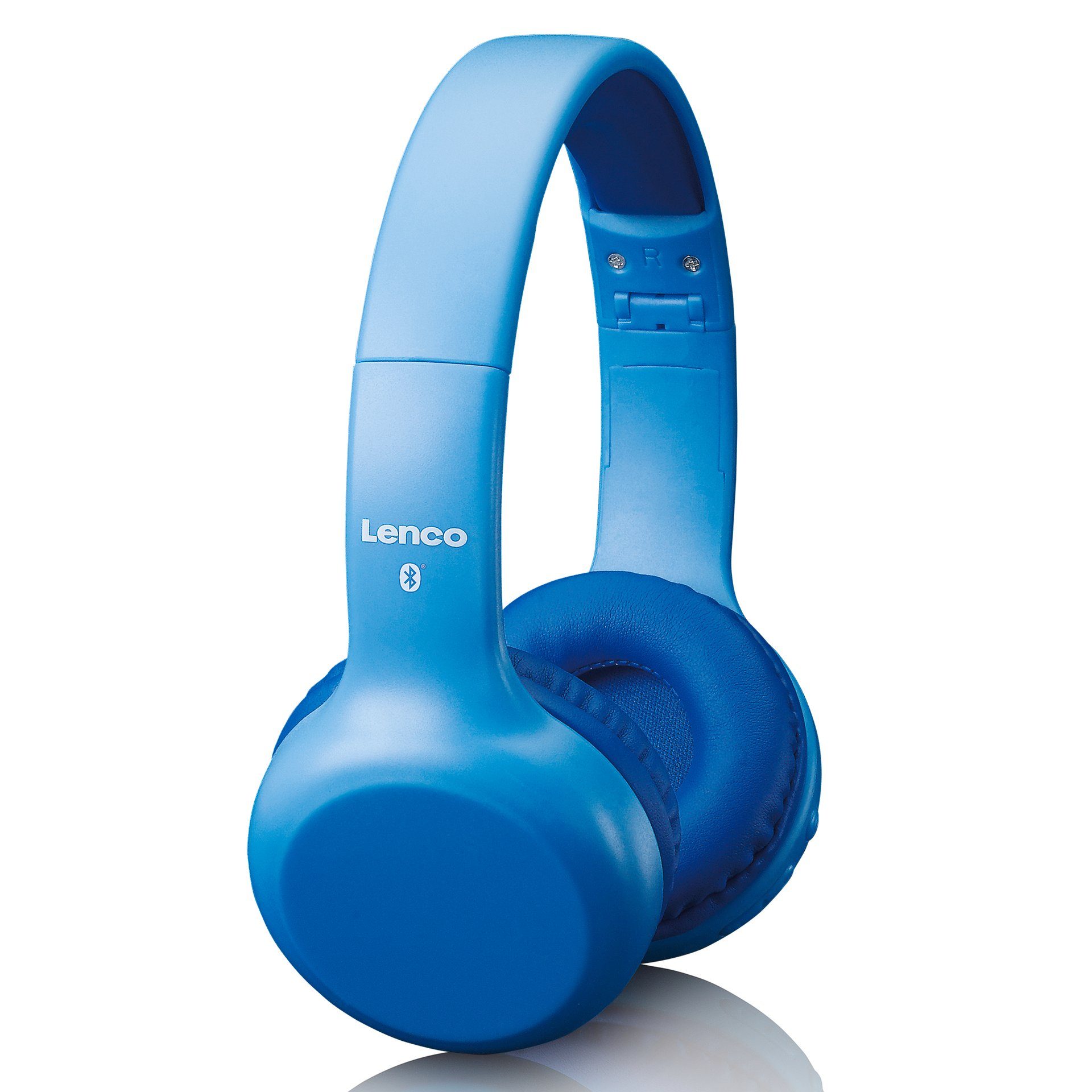 Kinderkopfhörer Lenco HPB-110 mit Over-Ear-Kopfhörer Sticker Blau