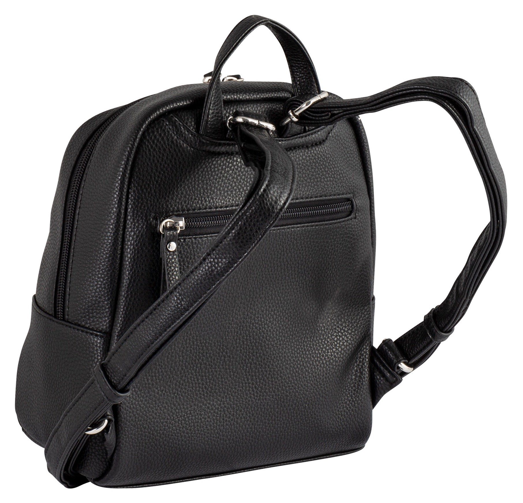 TOM TAILOR Rucksack Tinna, Kleiner lässiger und sportiver Rucksack mit Kurzgriff
