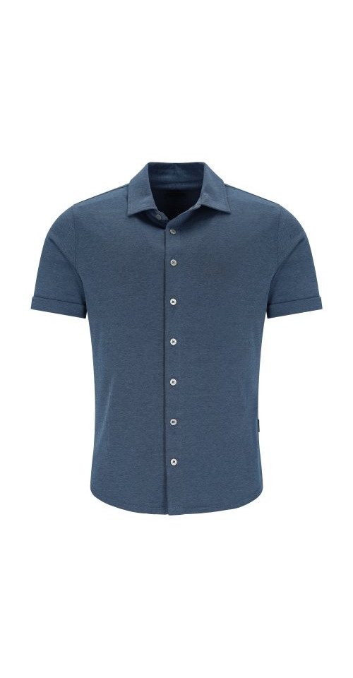 Hajo Poloshirt HAJO Herren Polohemd ? Admiralsblau ? Softknit ? Kurzarm ? Modern Fit